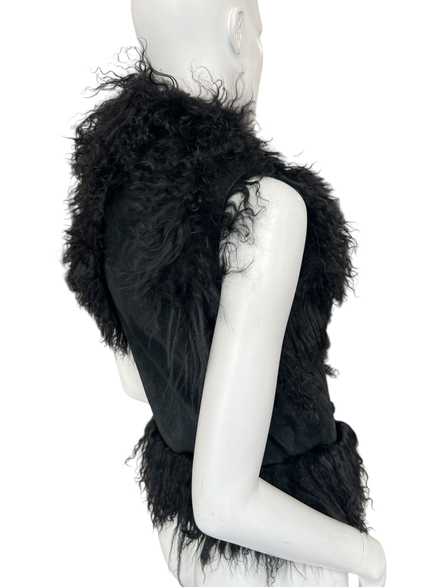 VINTAGE MONGOLIAN LAMB FUR VEST