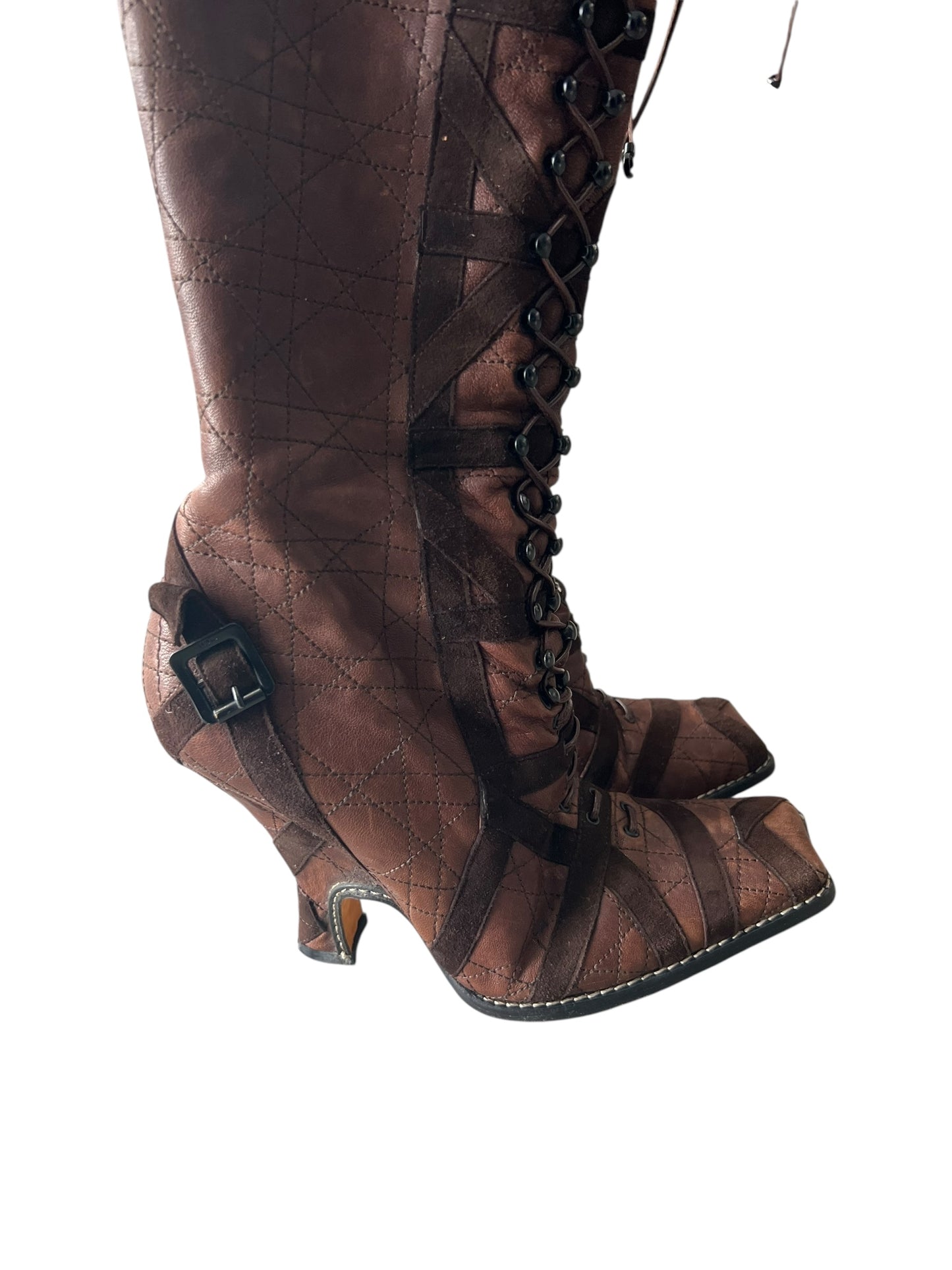 DIOR BY GALLIANO LEATHER BOOTS