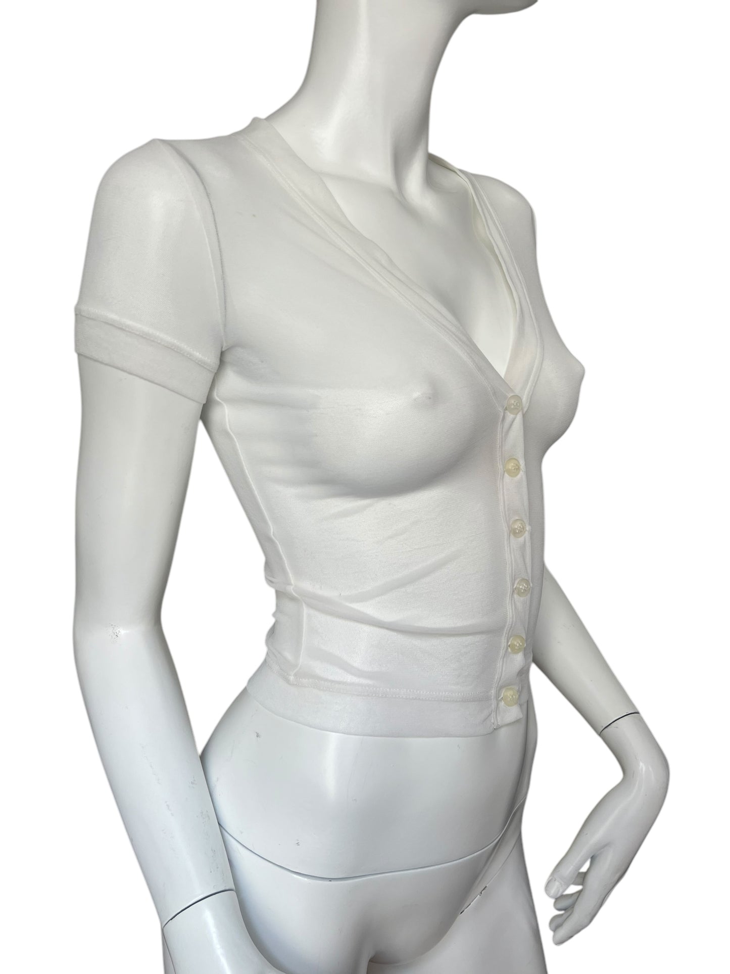 PLEIN SUD SHEER CARDIGAN