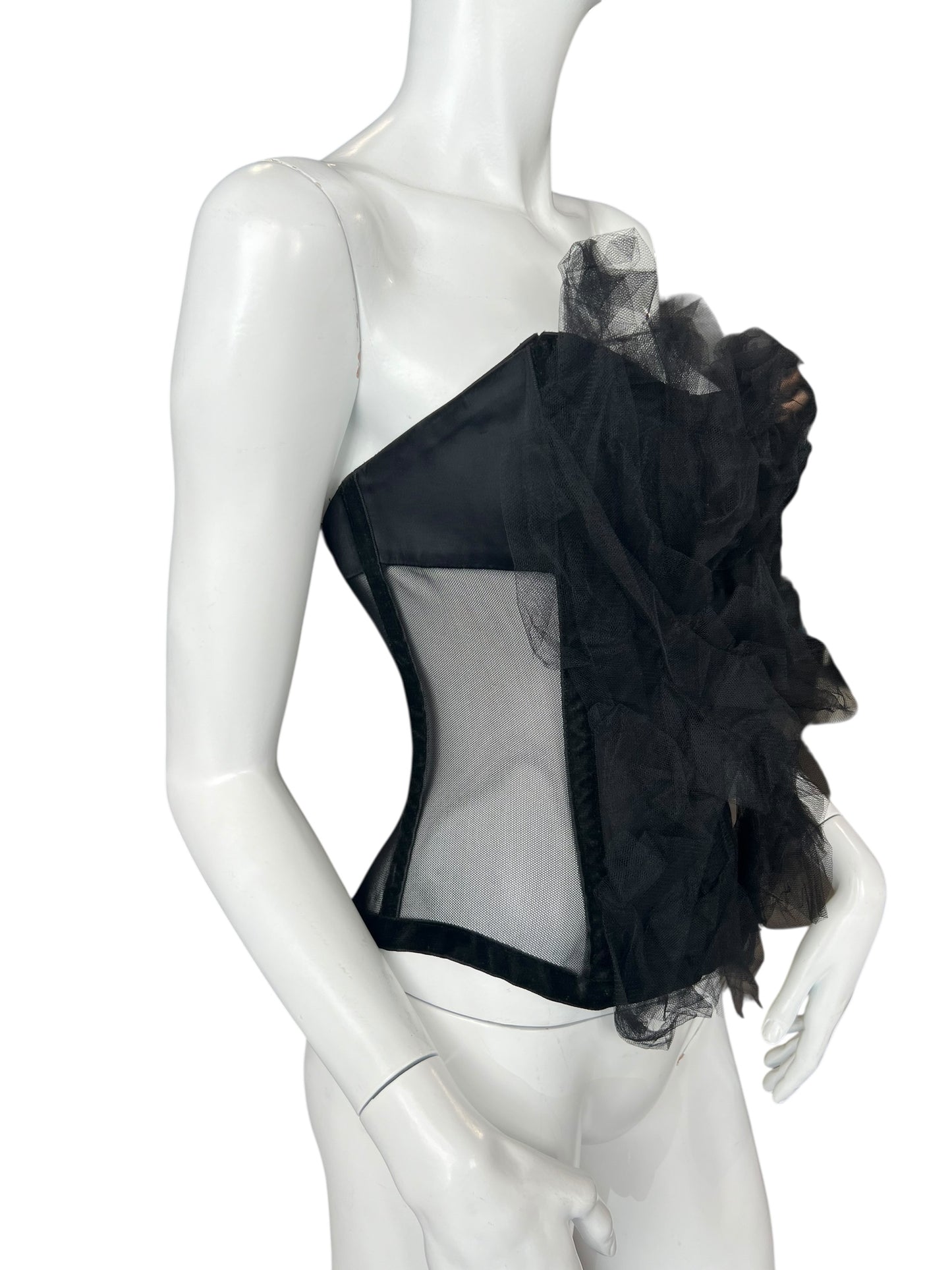 HOMEMADE TULLE BUSTIER