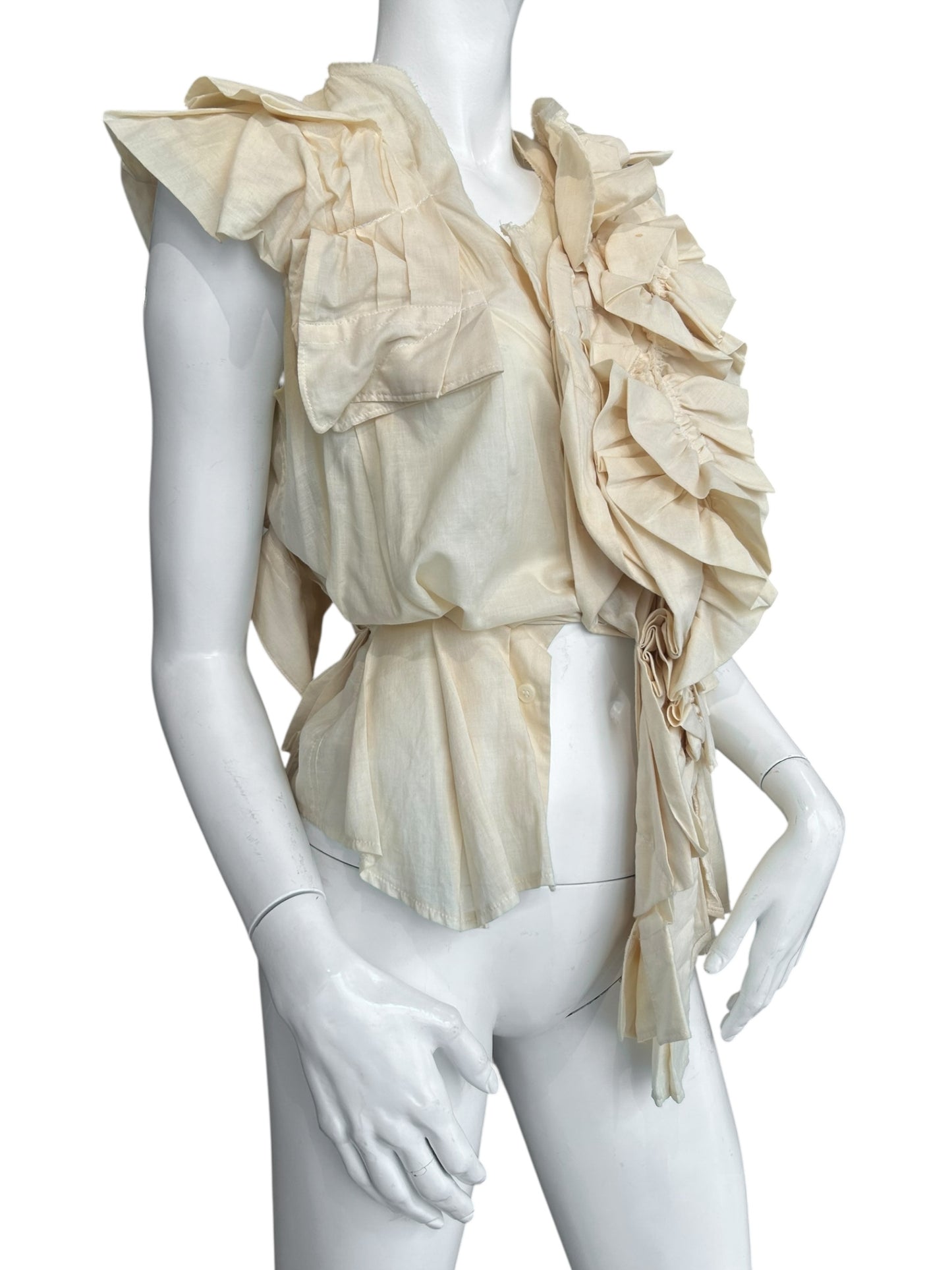 COMME DES GARÇONS FOLDED BLOUSE