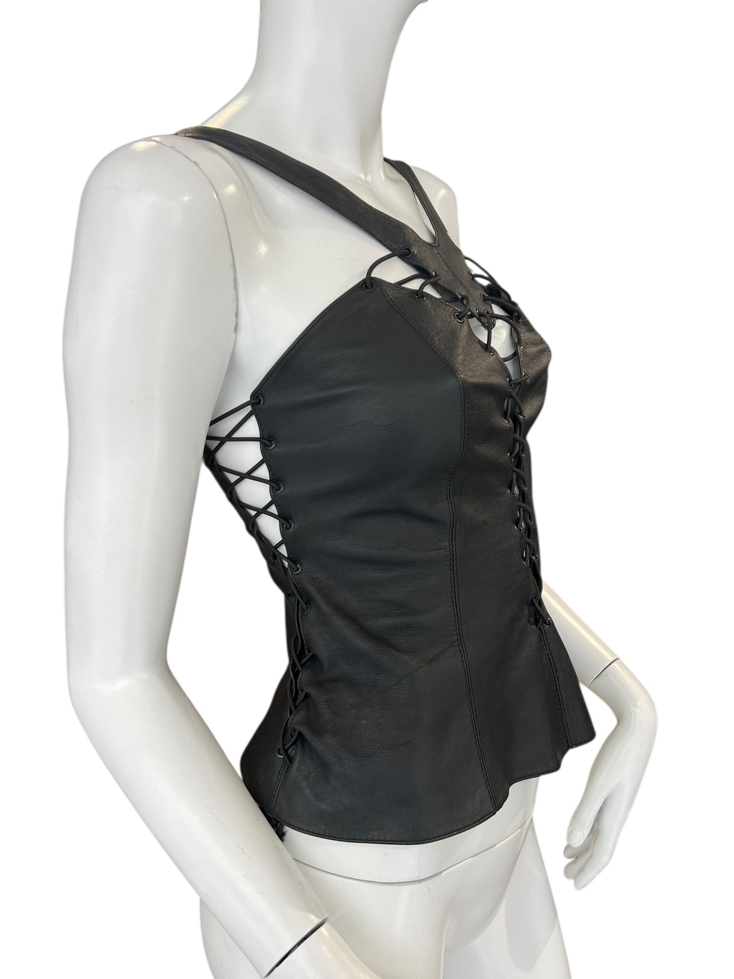 VINTAGE LEATHER TOP