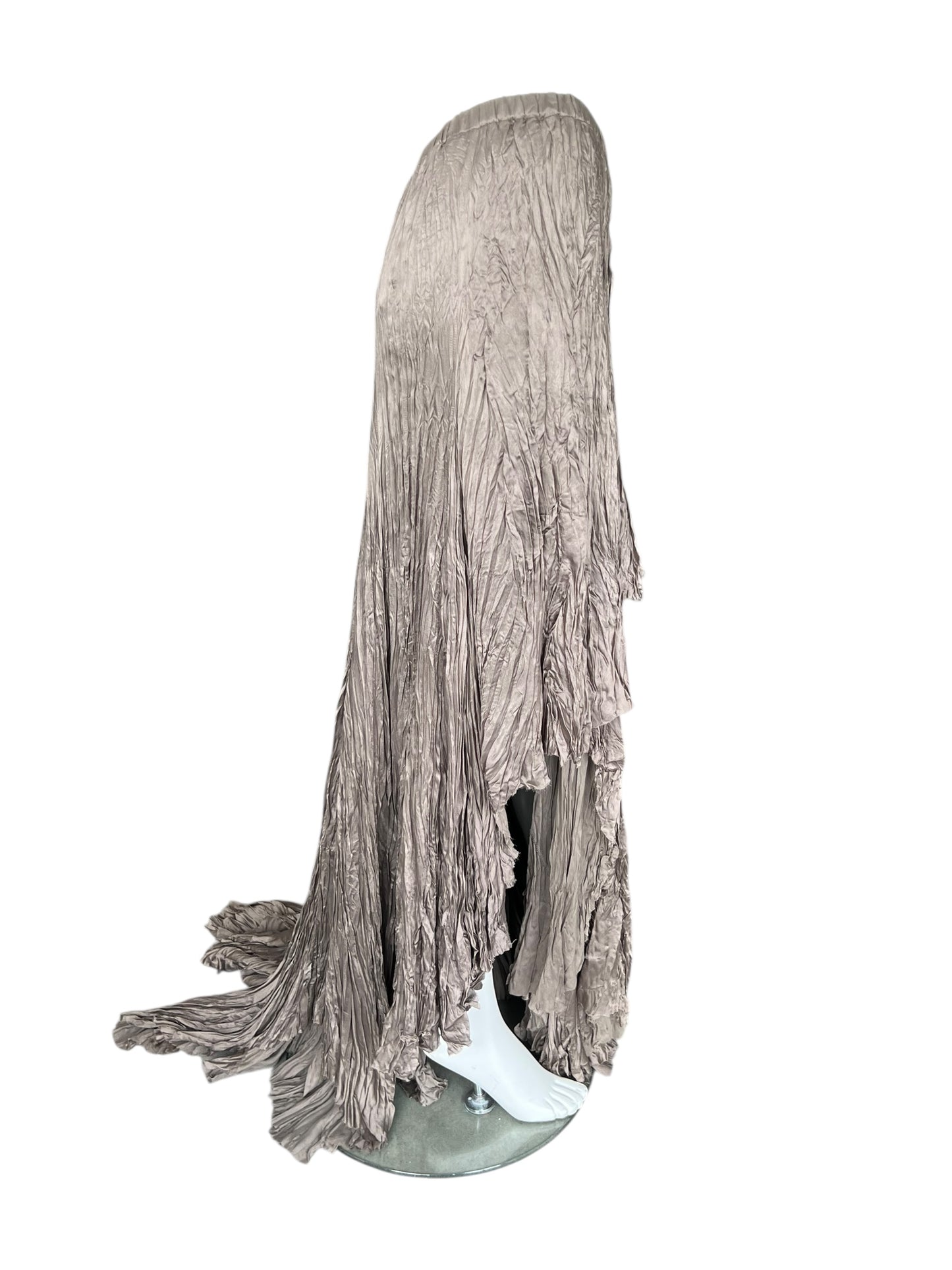 PLEIN SUD SILK MAXI SKIRT