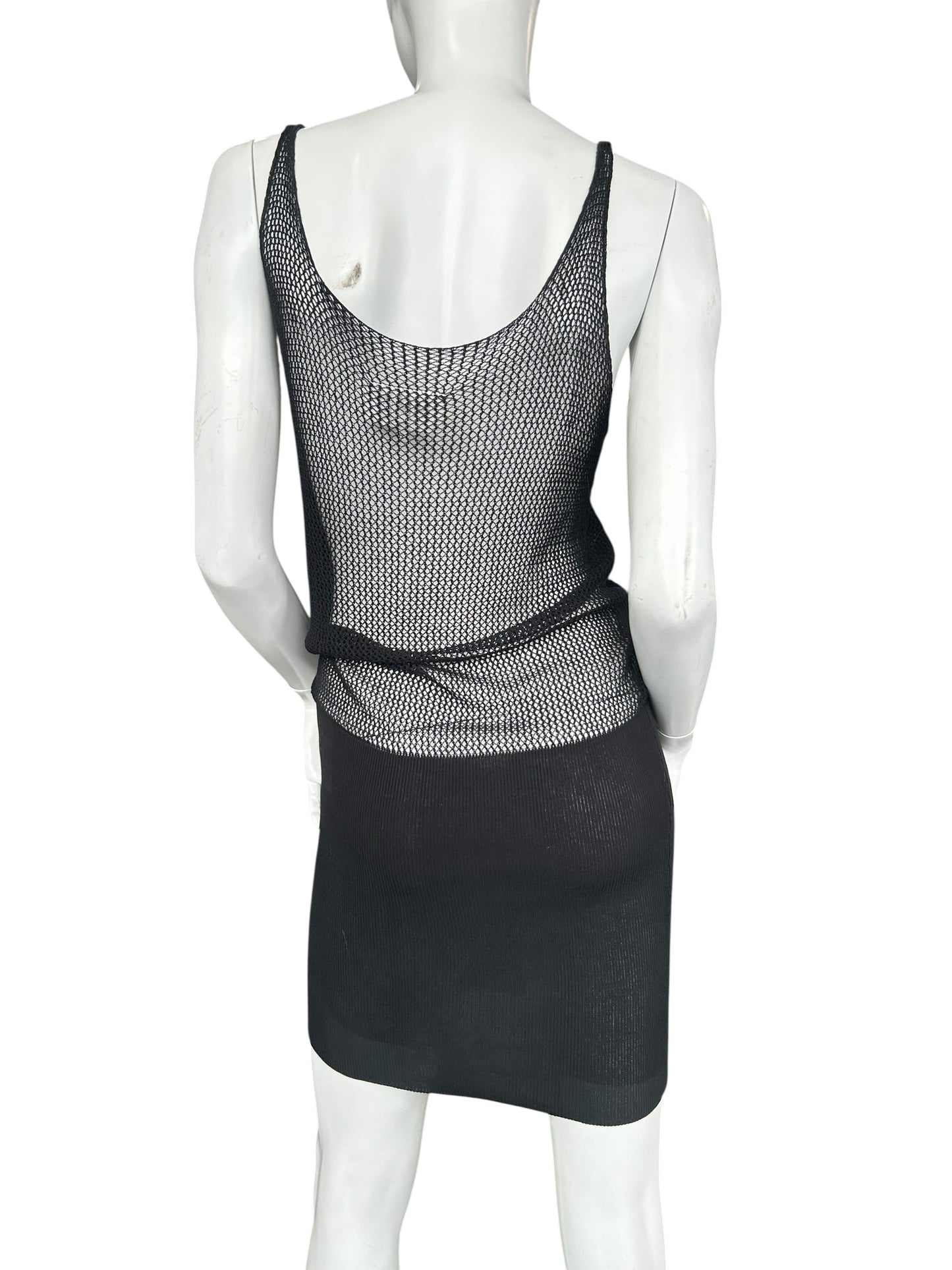 MM6 FISHNET DRESS