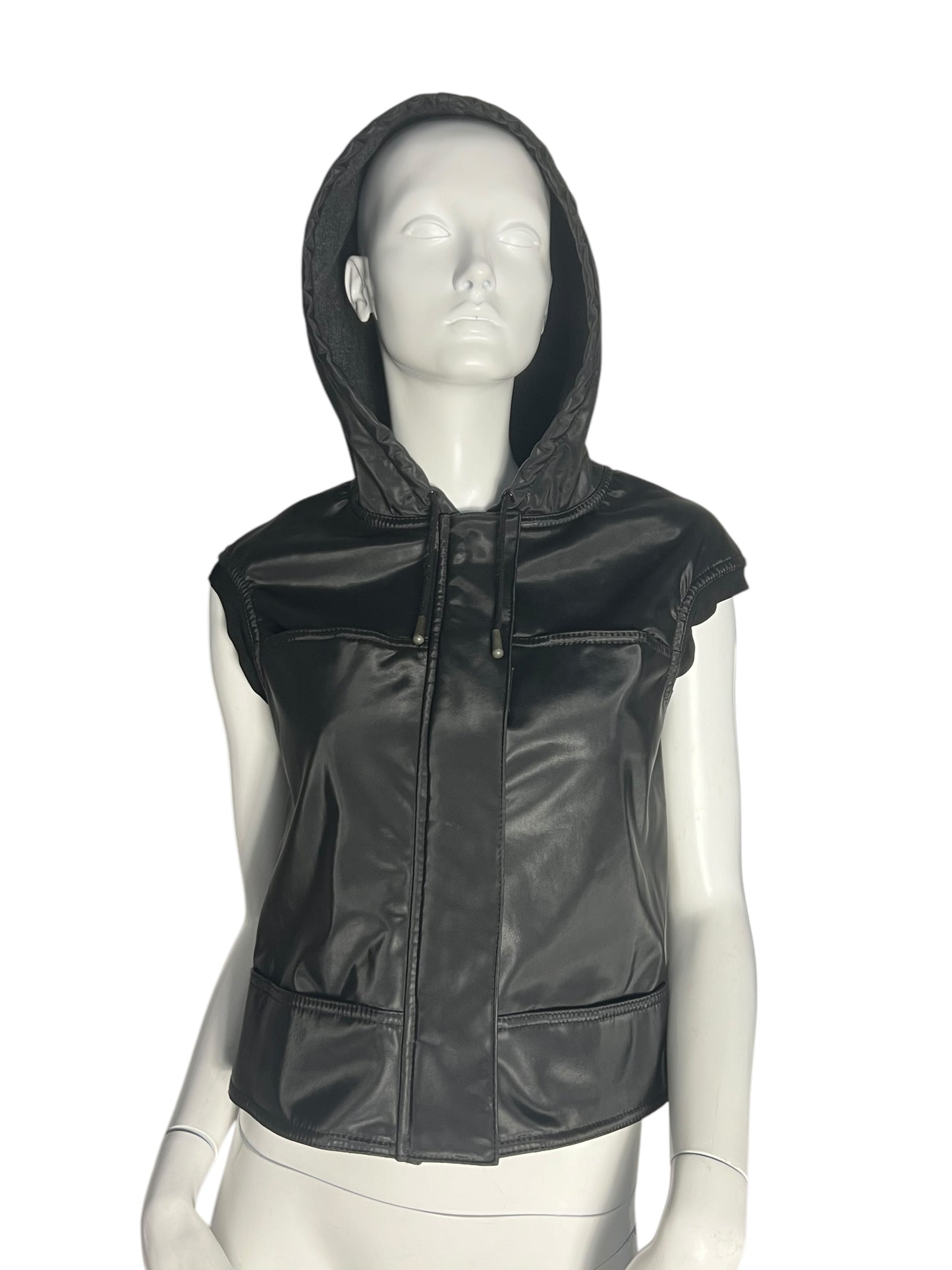 PLEIN SUD HOODED VEST