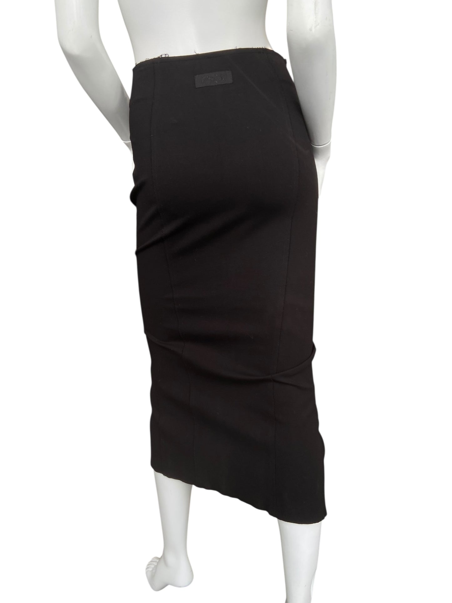 DIESEL ZIPPED UP PENCIL SKIRT