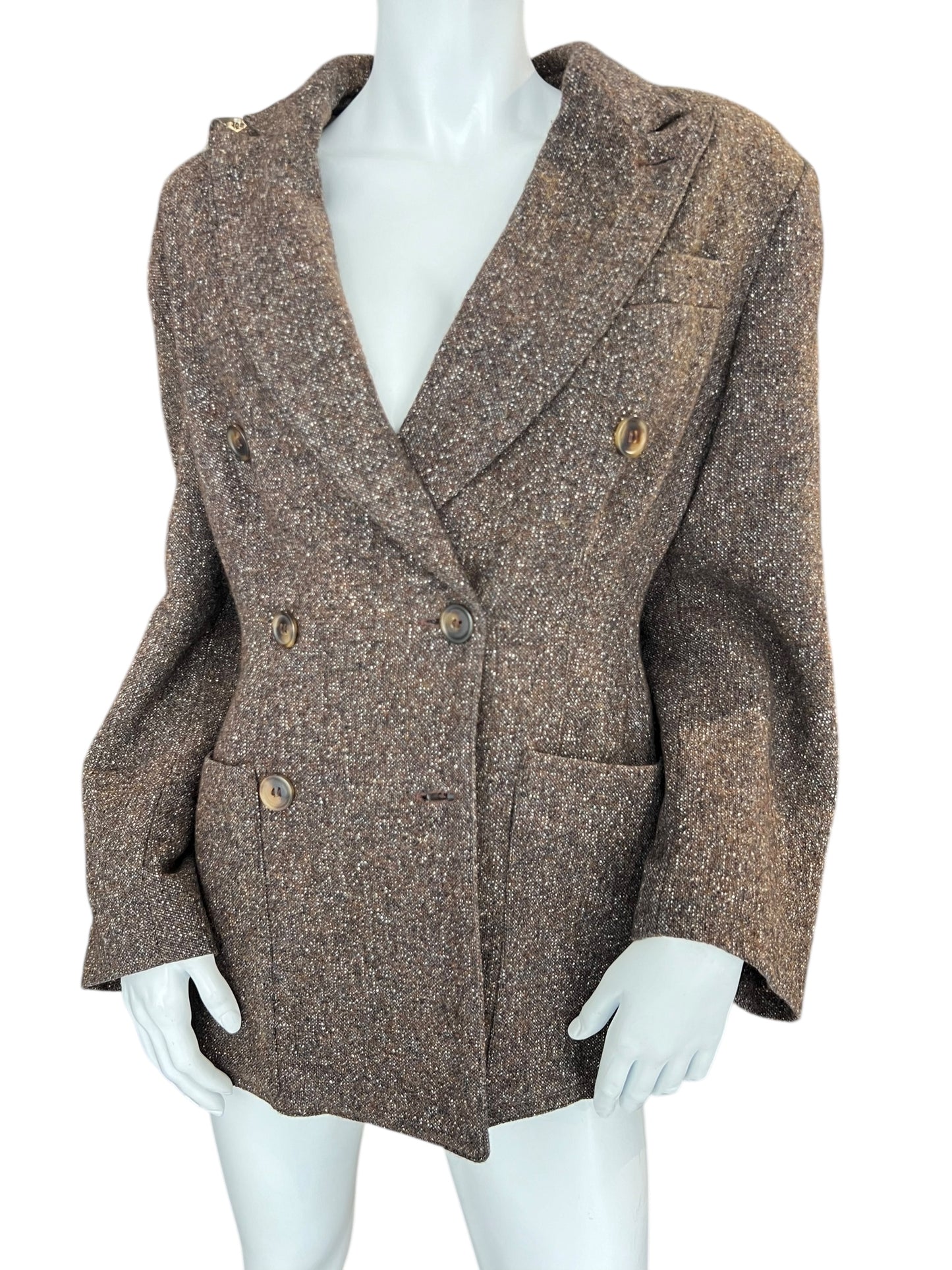 JUNIOR GAULTIER WOOL & SILK BLAZER
