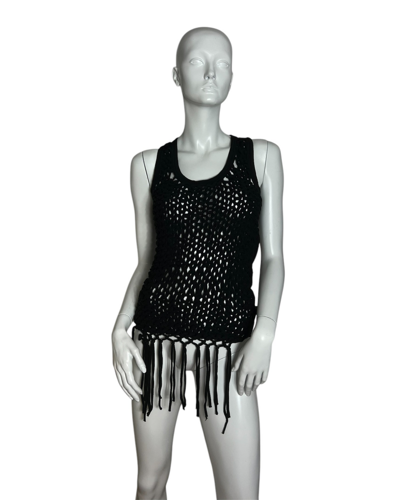 JEAN PAUL GAULTIER FRINGES TANK TOP