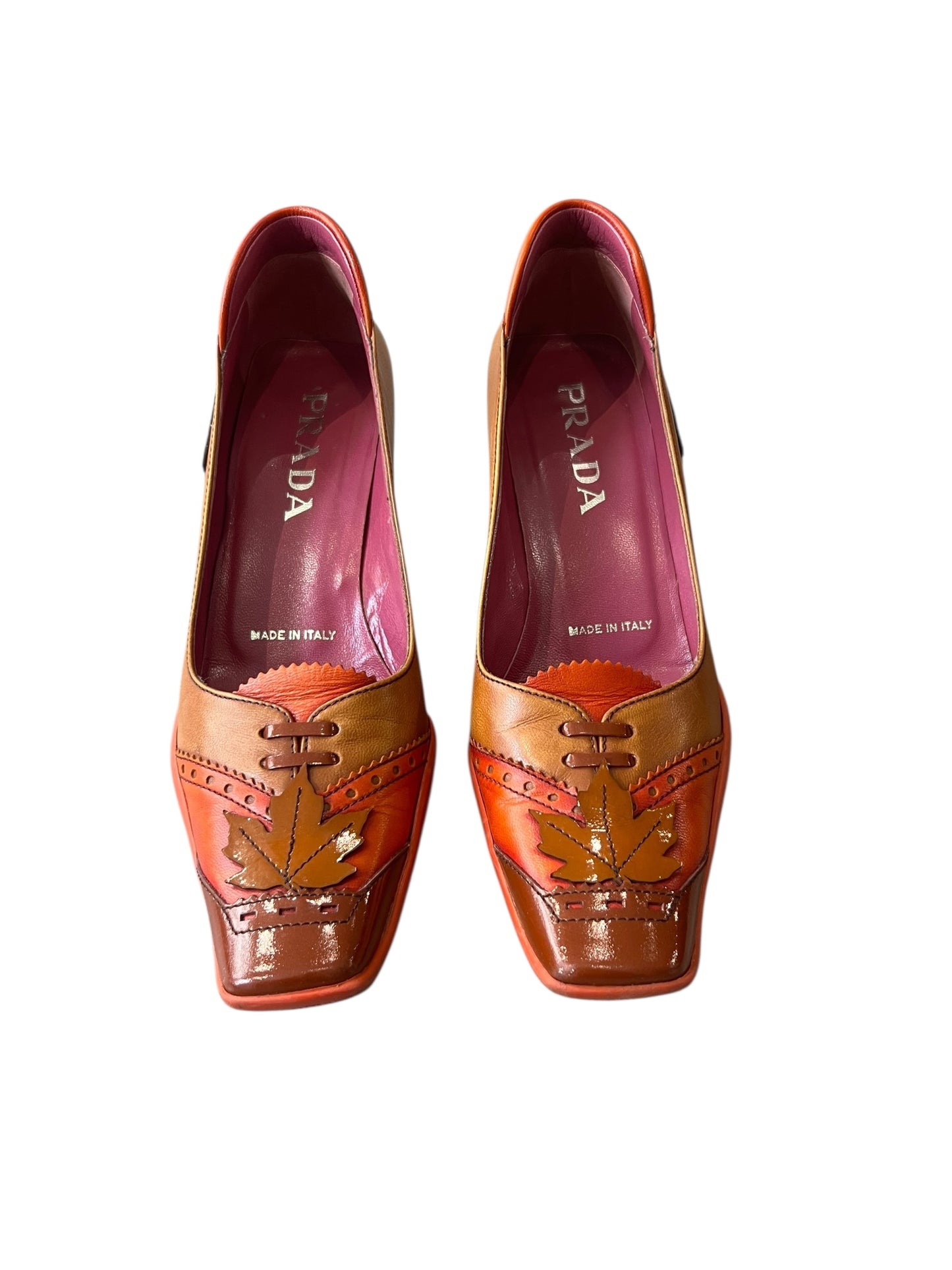 PRADA F/W 1999 LEAF HEELS