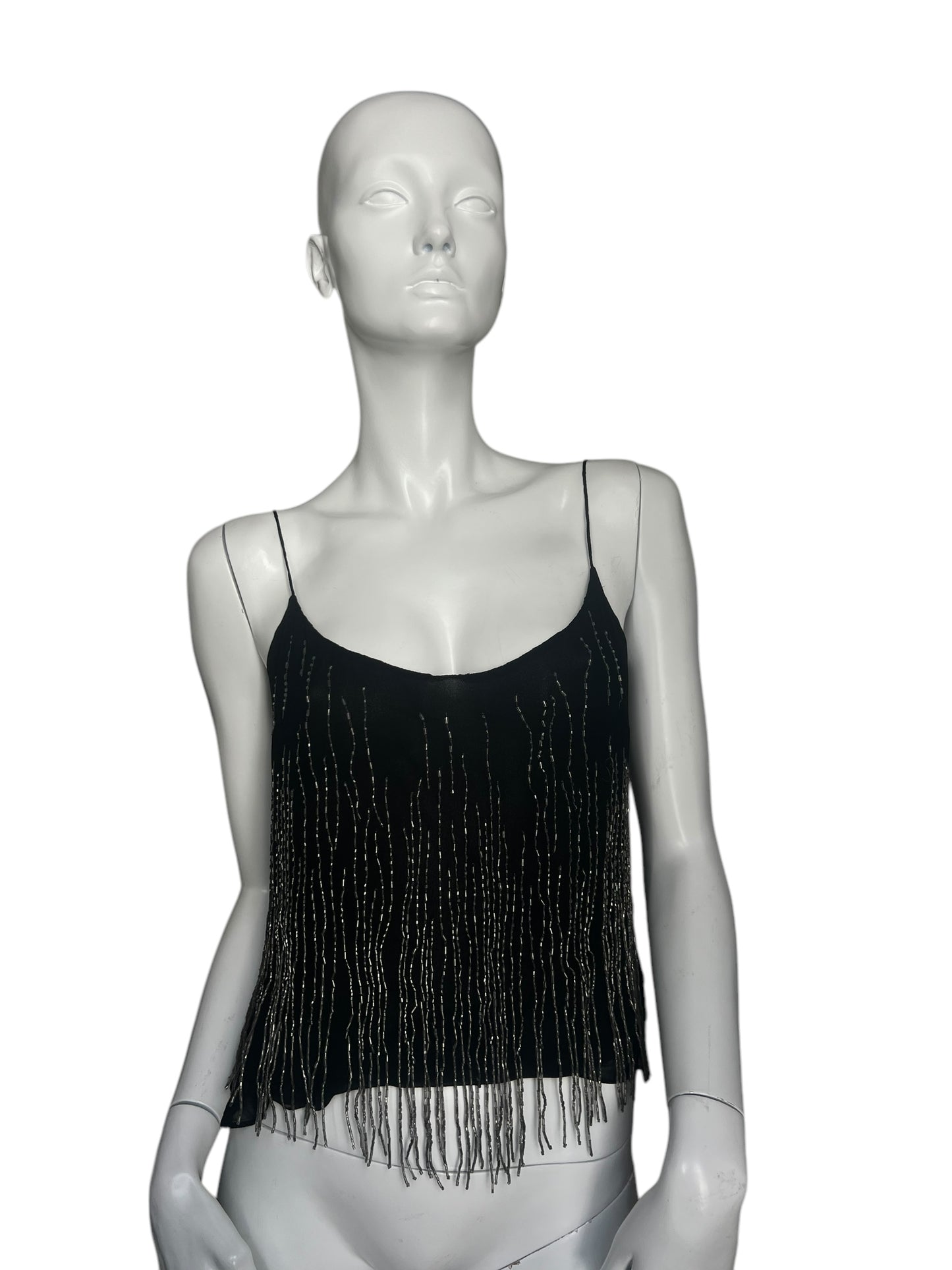 PLEIN SUD S/S 2000 SILK BEADED TANK TOP
