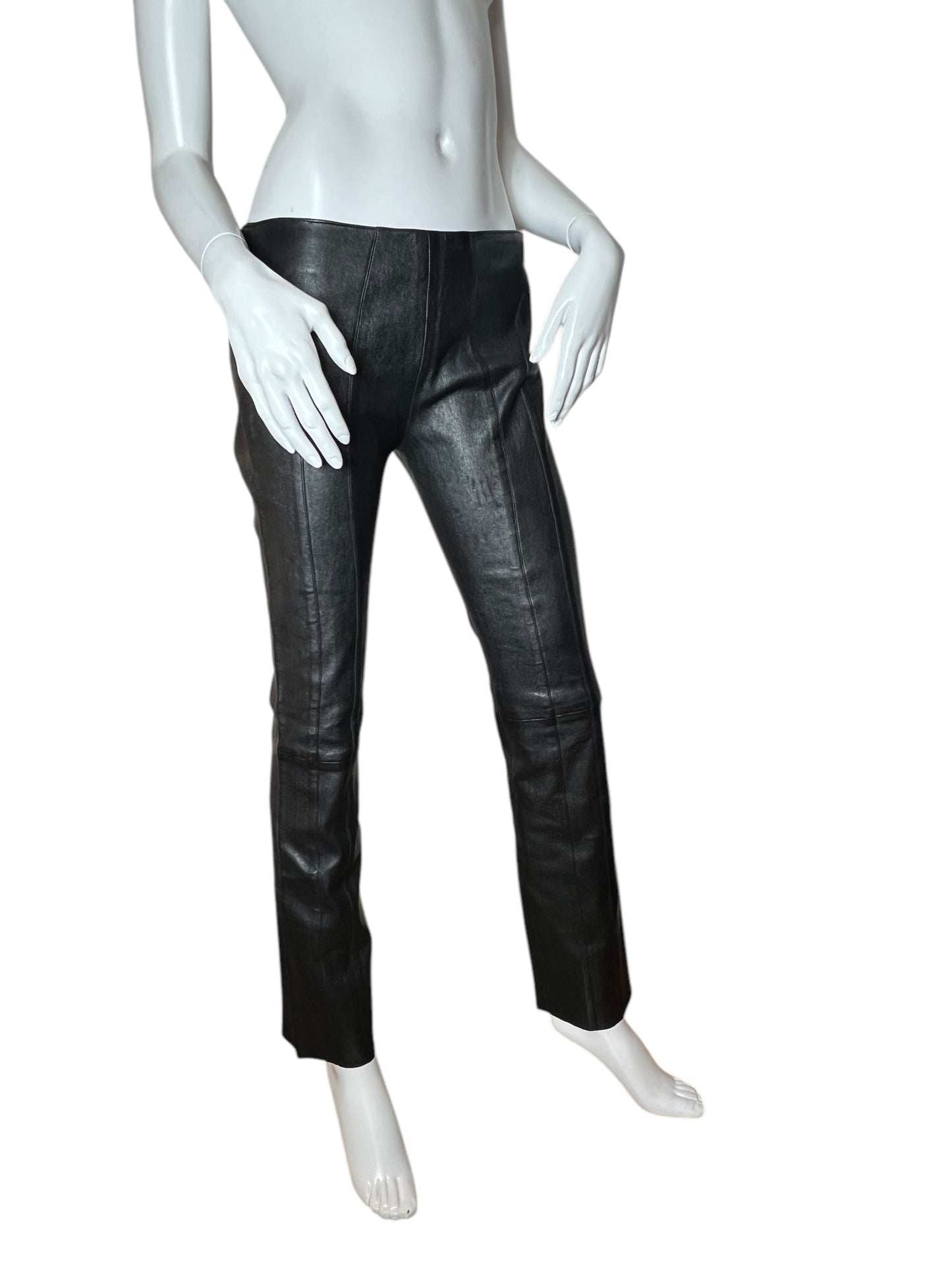 JITROIS LAMB LEATHER PANTS