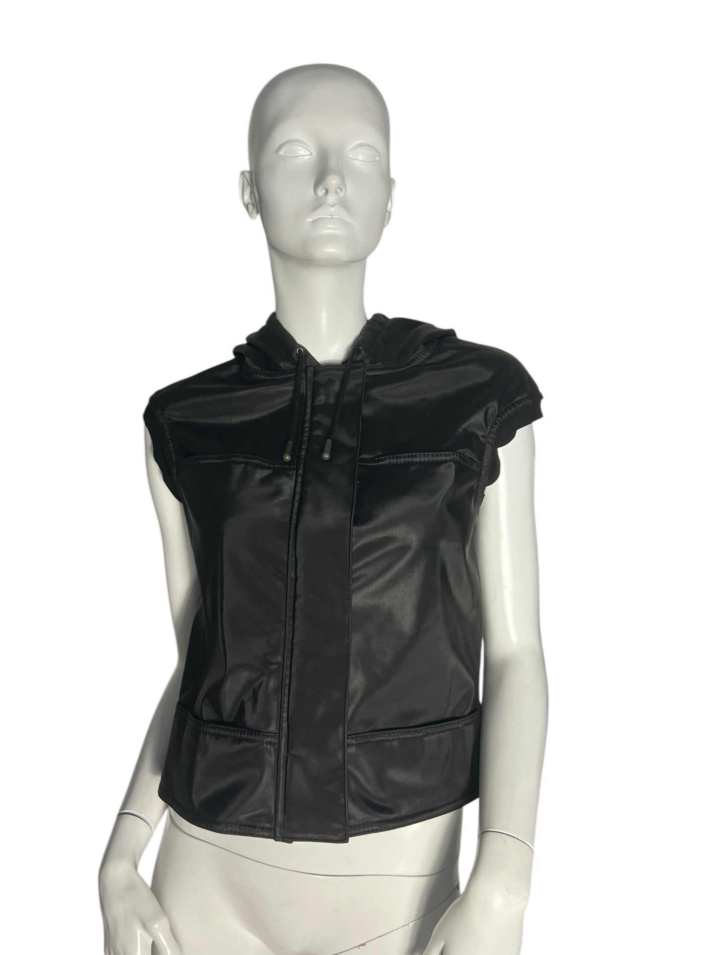 PLEIN SUD HOODED VEST