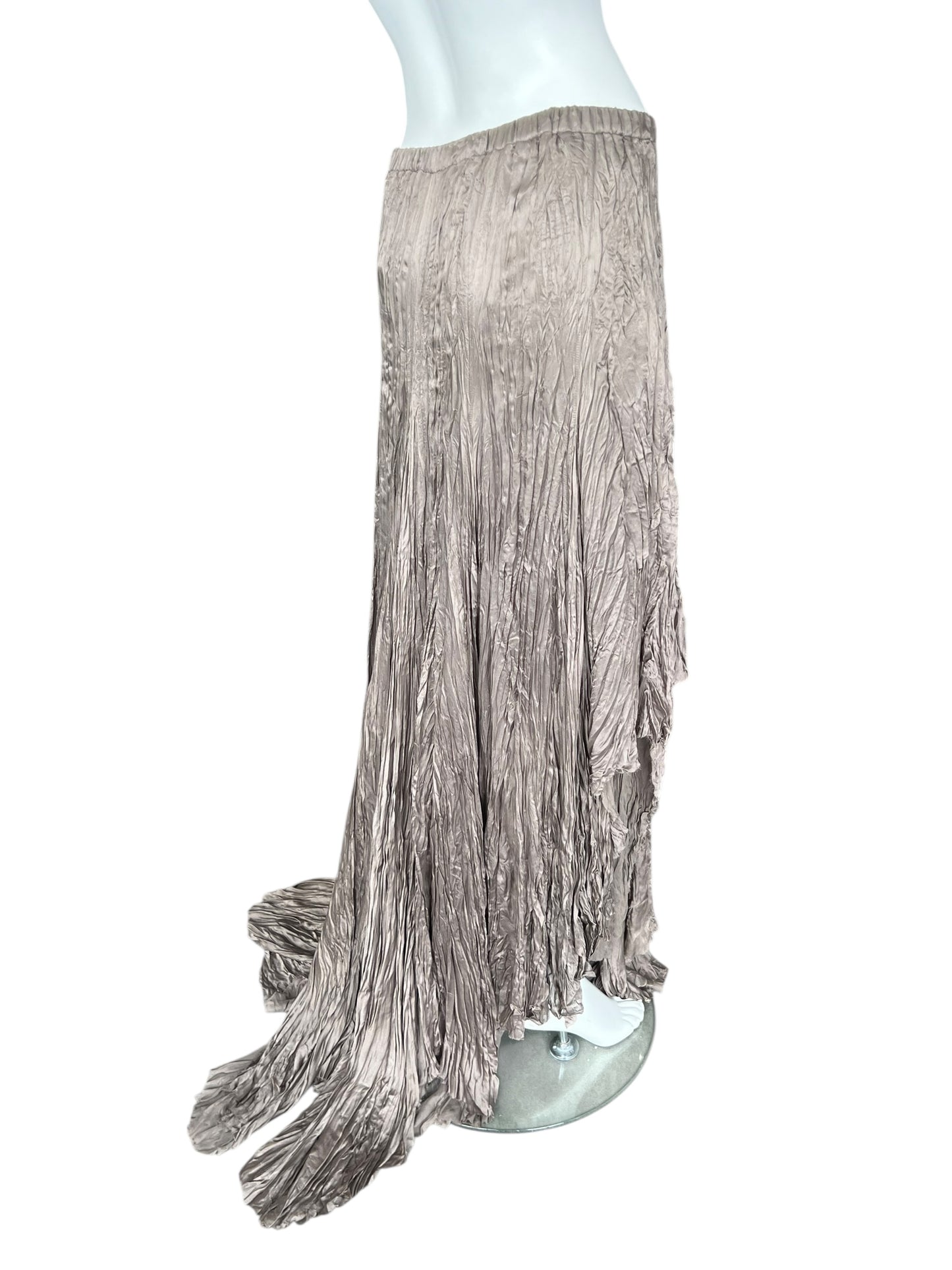 PLEIN SUD SILK MAXI SKIRT