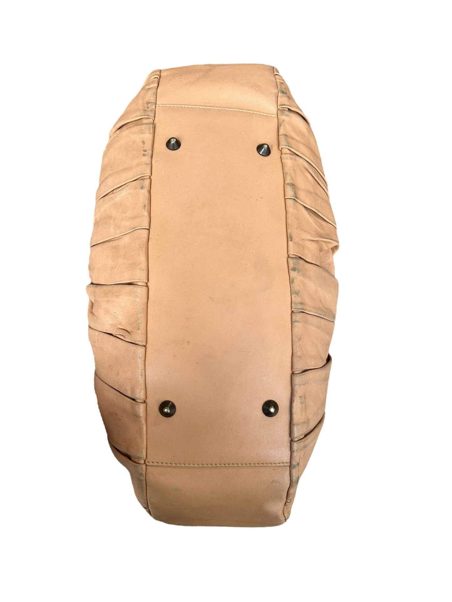 DIOR S/S 2007 SHARON STONE PLEATED LEATHER BAG