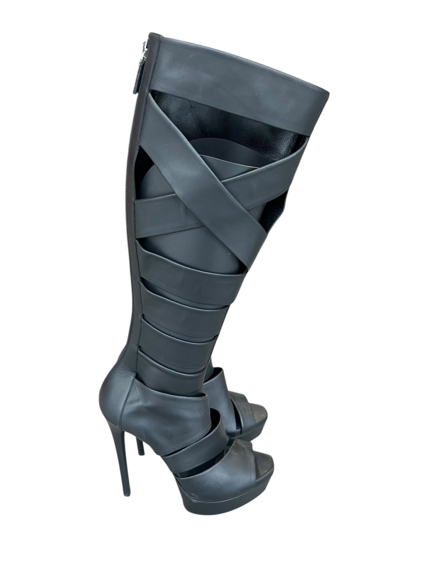 GUCCI S/S 2010 HELENA CUT OUT BOOTS