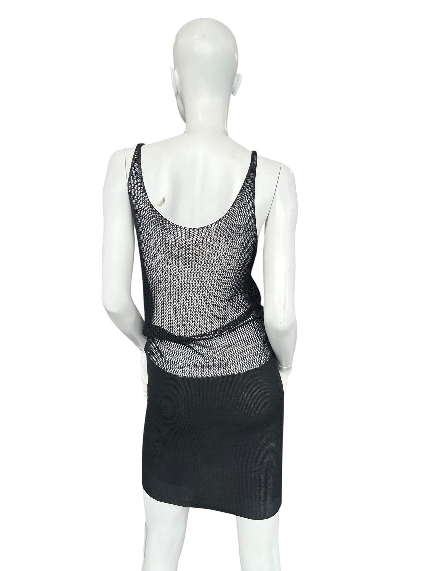 MM6 FISHNET DRESS