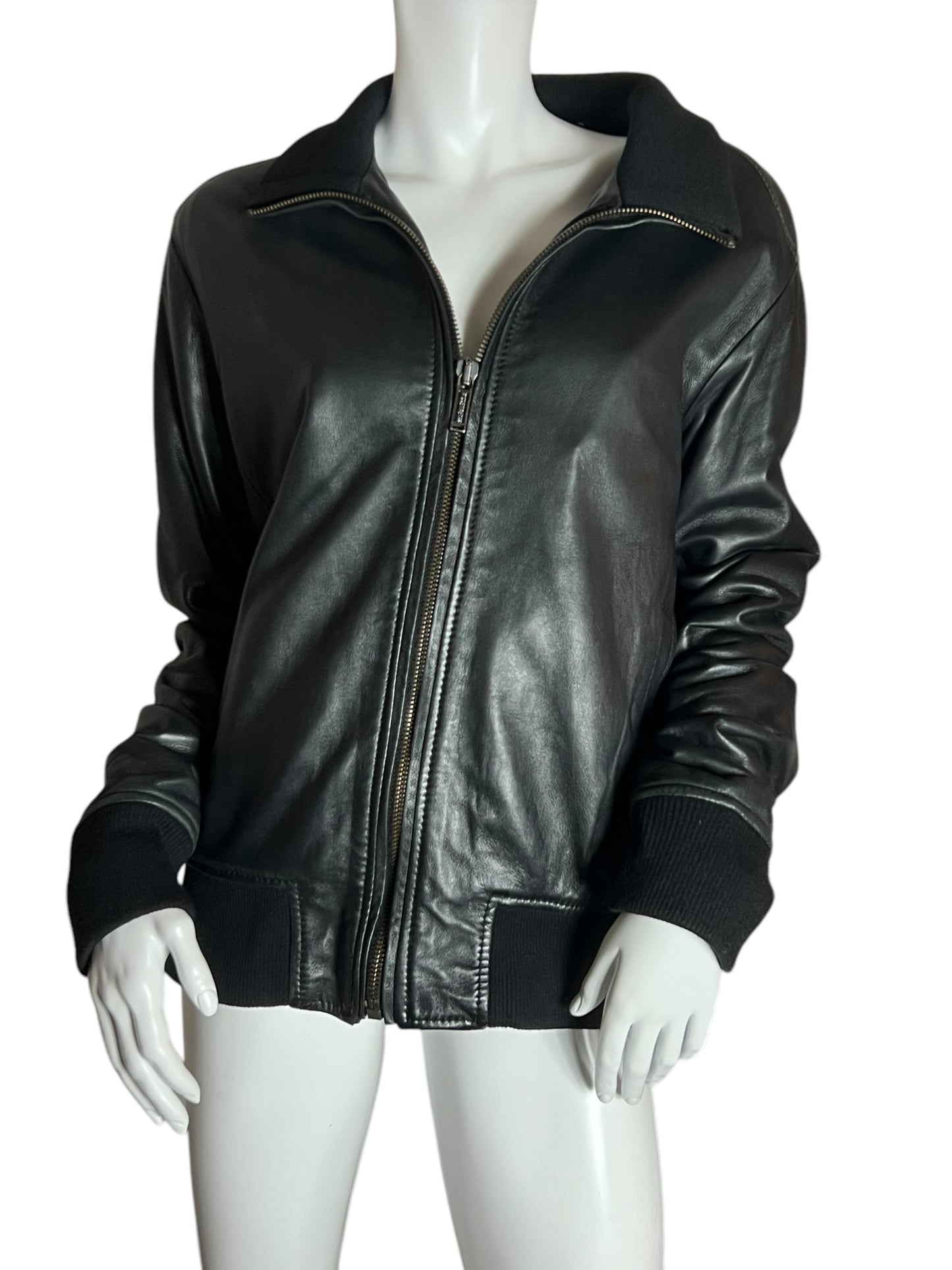 BIKKEMBERGS LEATHER JACKET