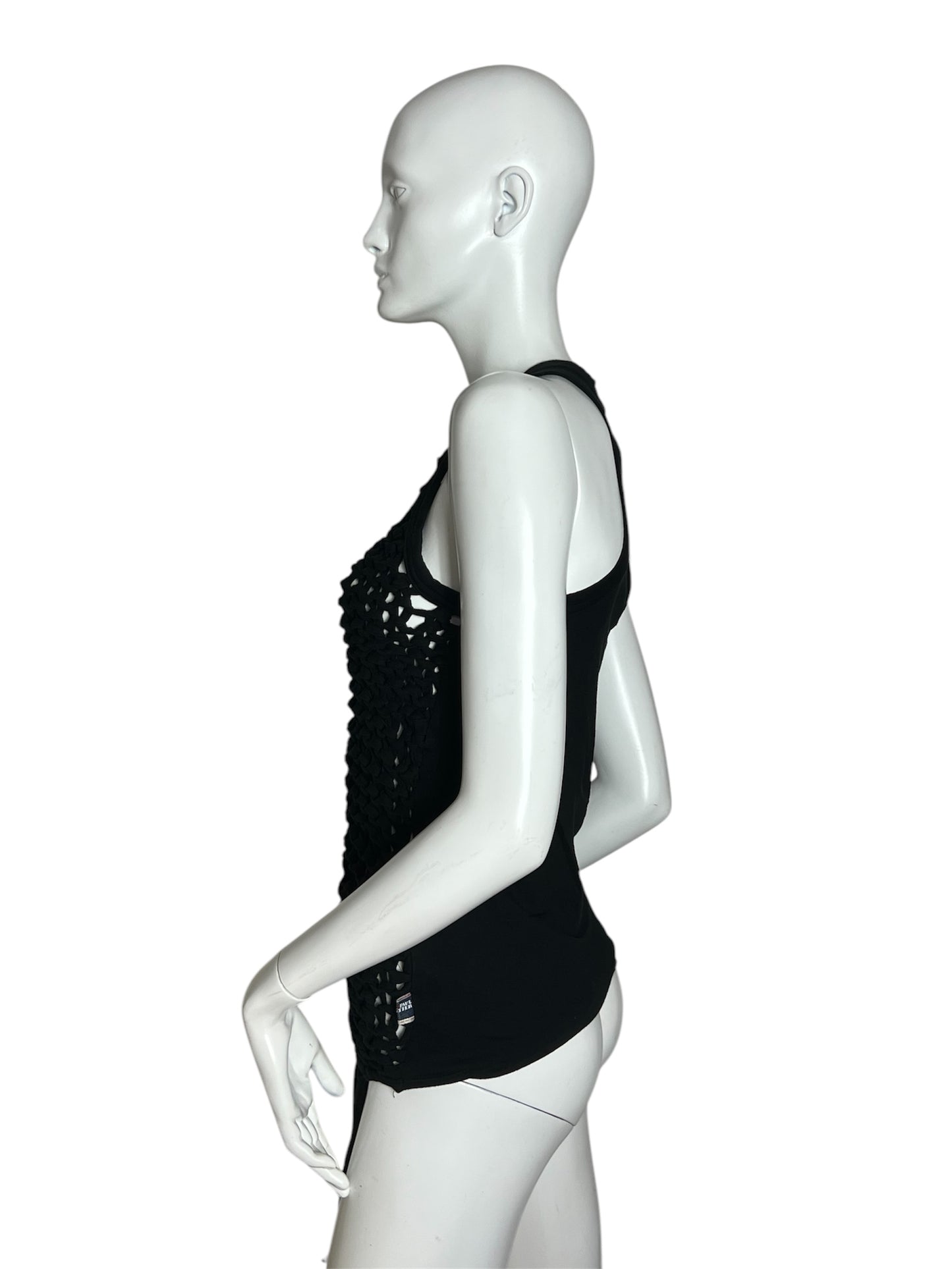 JEAN PAUL GAULTIER FRINGES TANK TOP