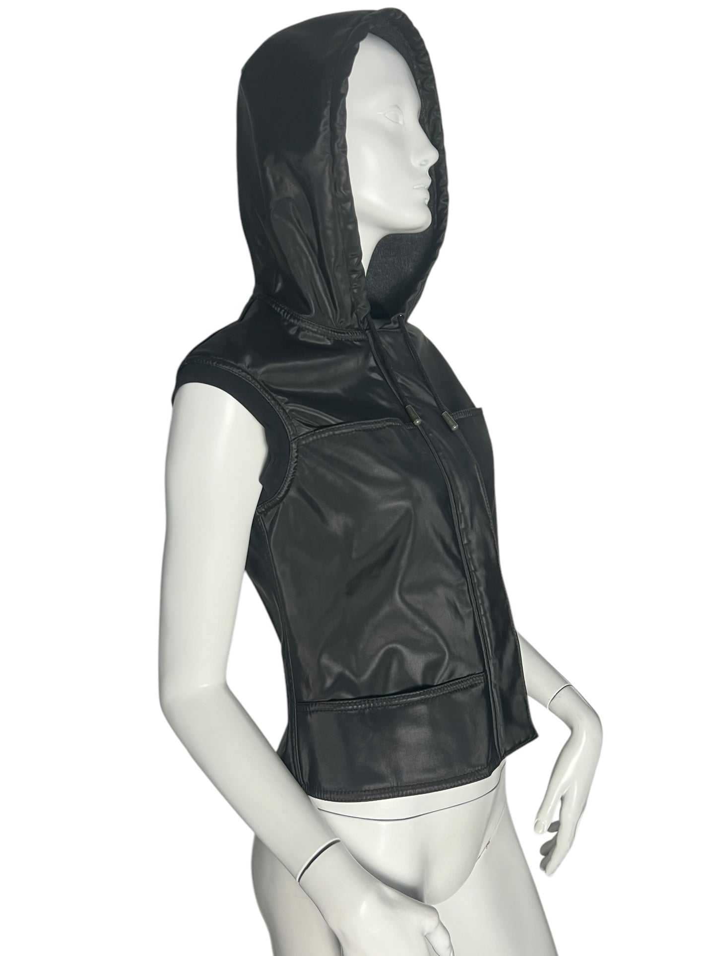 PLEIN SUD HOODED VEST