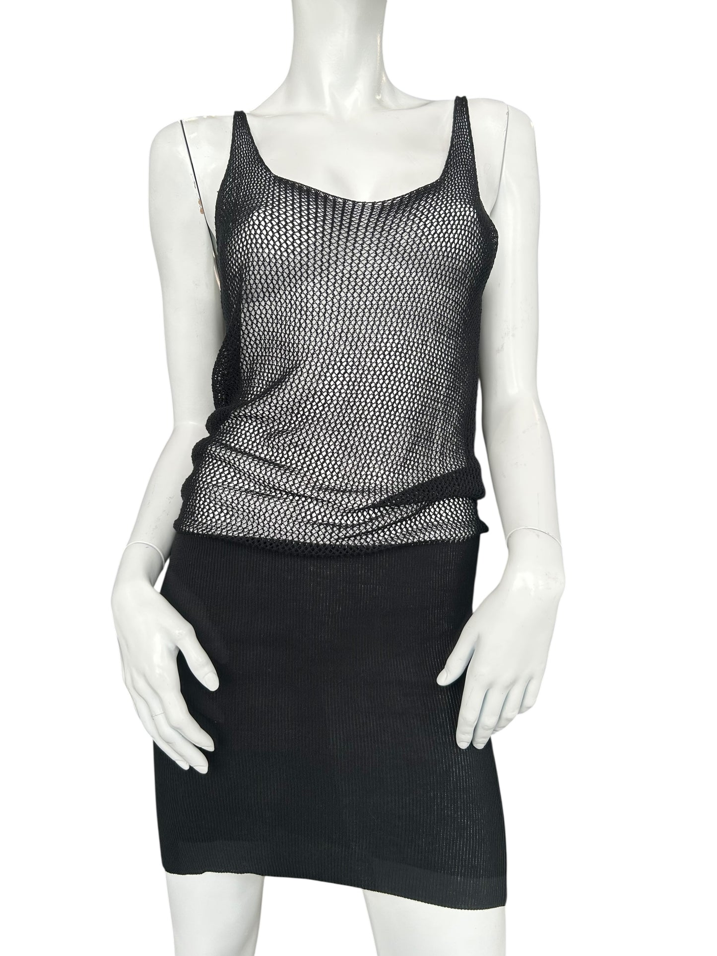 MM6 FISHNET DRESS