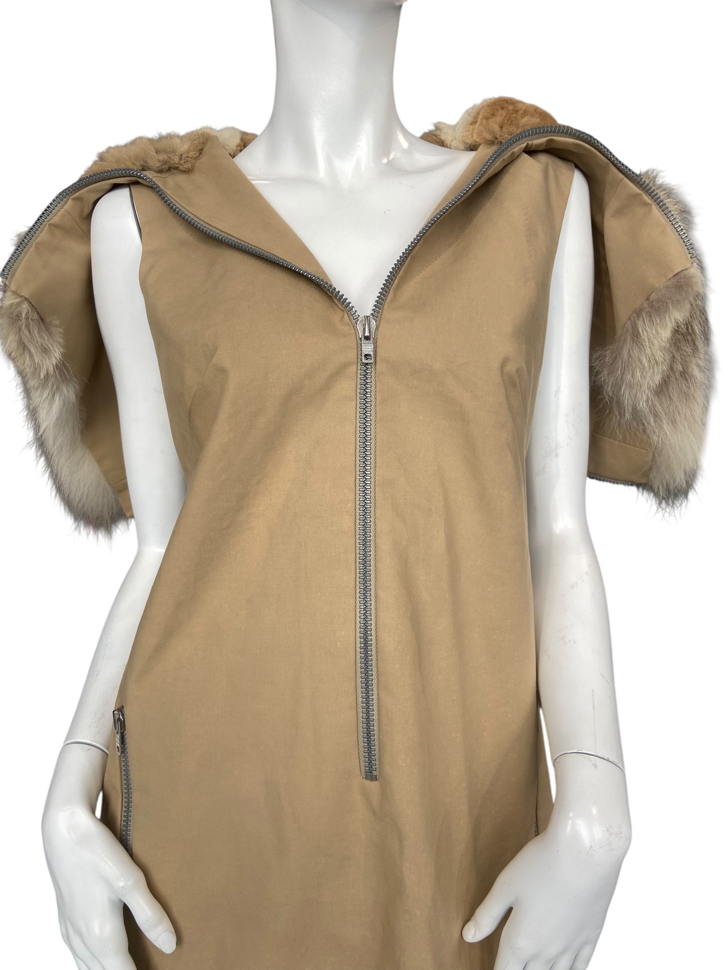 CELINE FUR DRESS