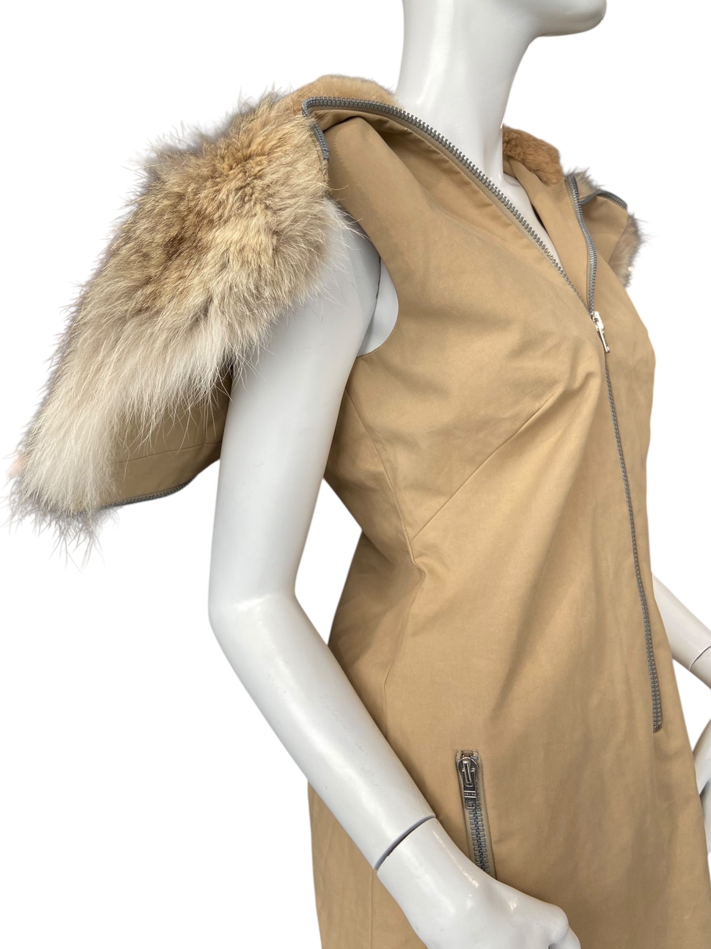 CELINE FUR DRESS