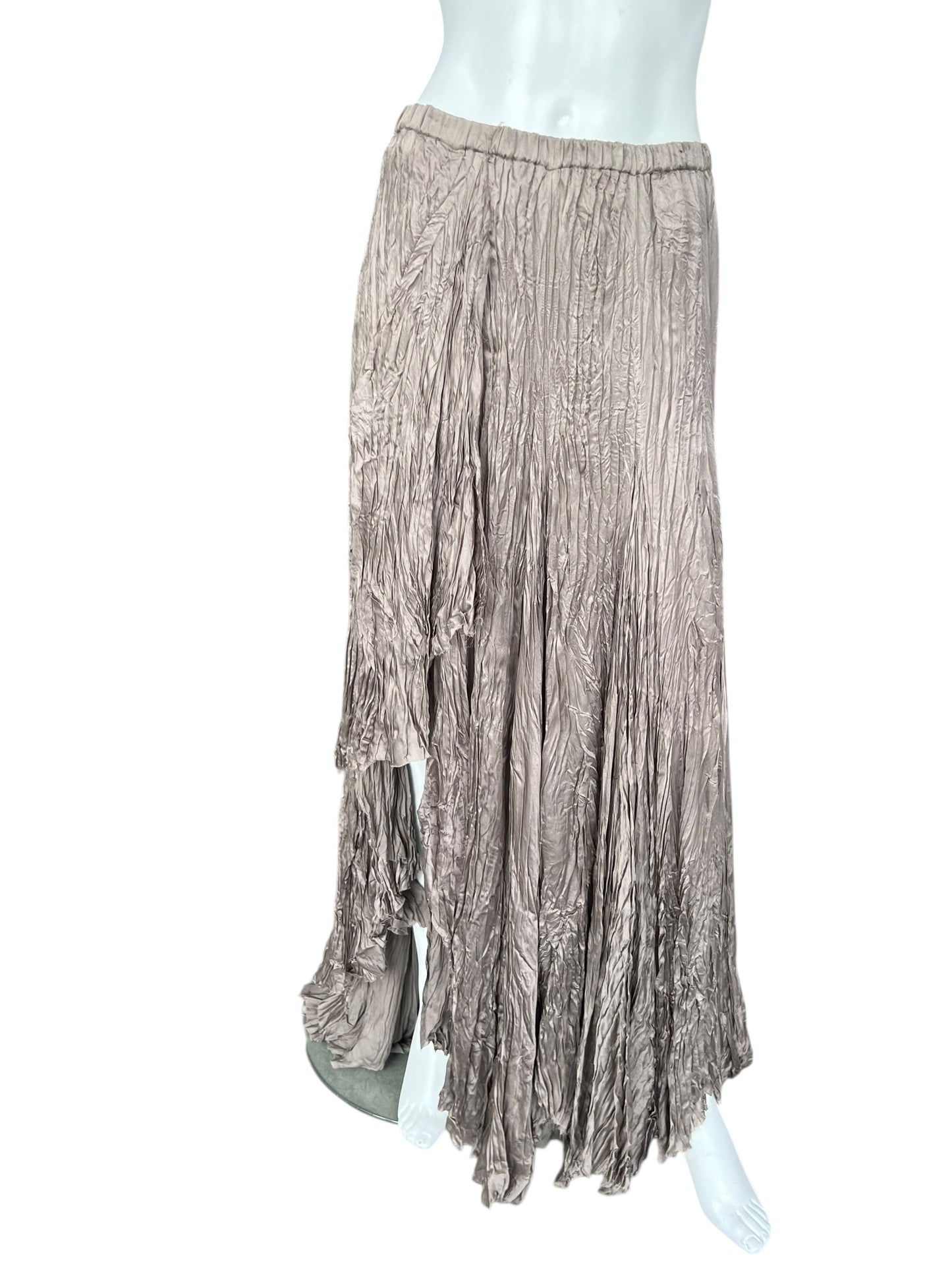 PLEIN SUD SILK MAXI SKIRT