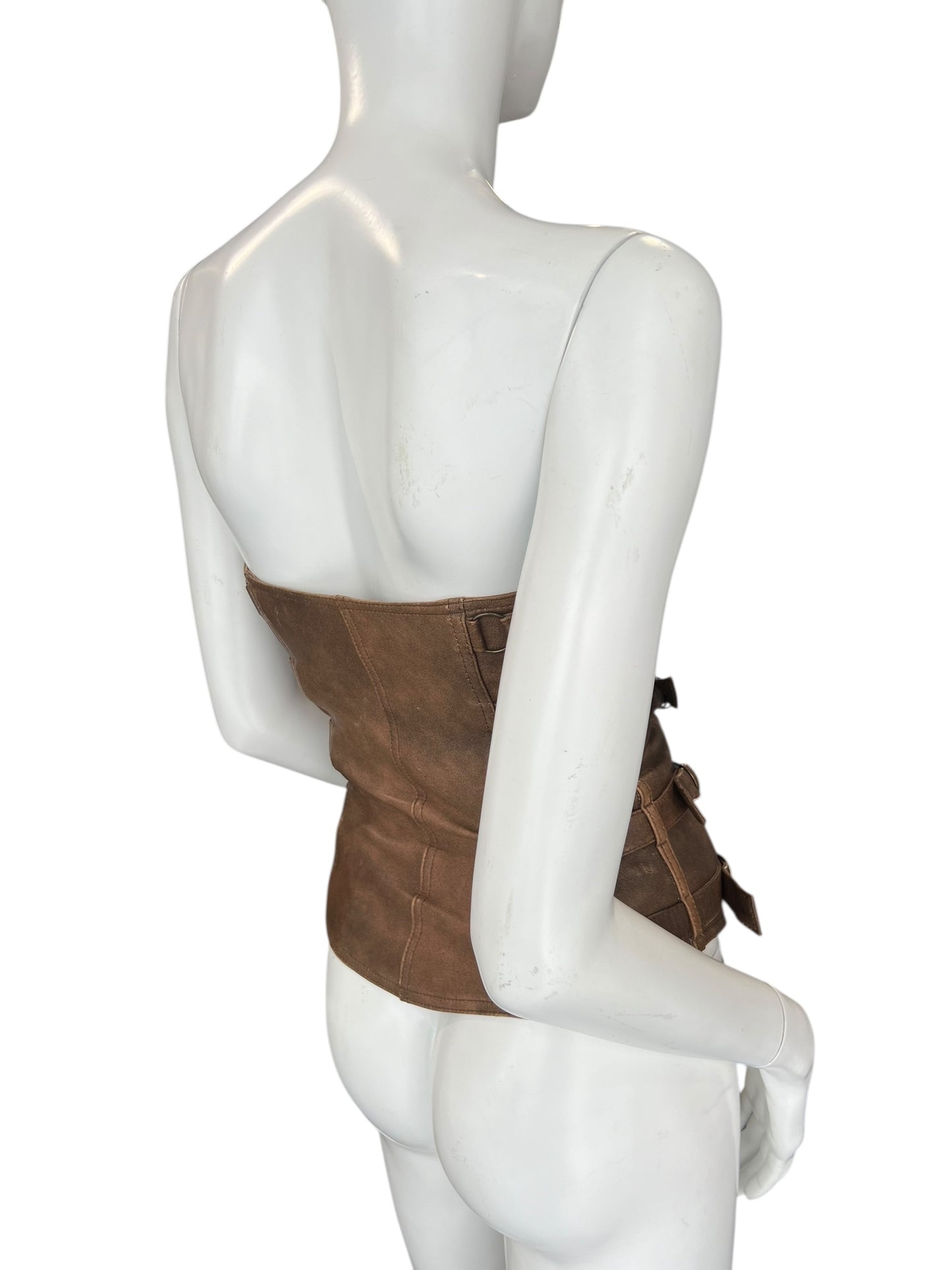 PLEIN SUD F/W 2001 LEATHER BUSTIER