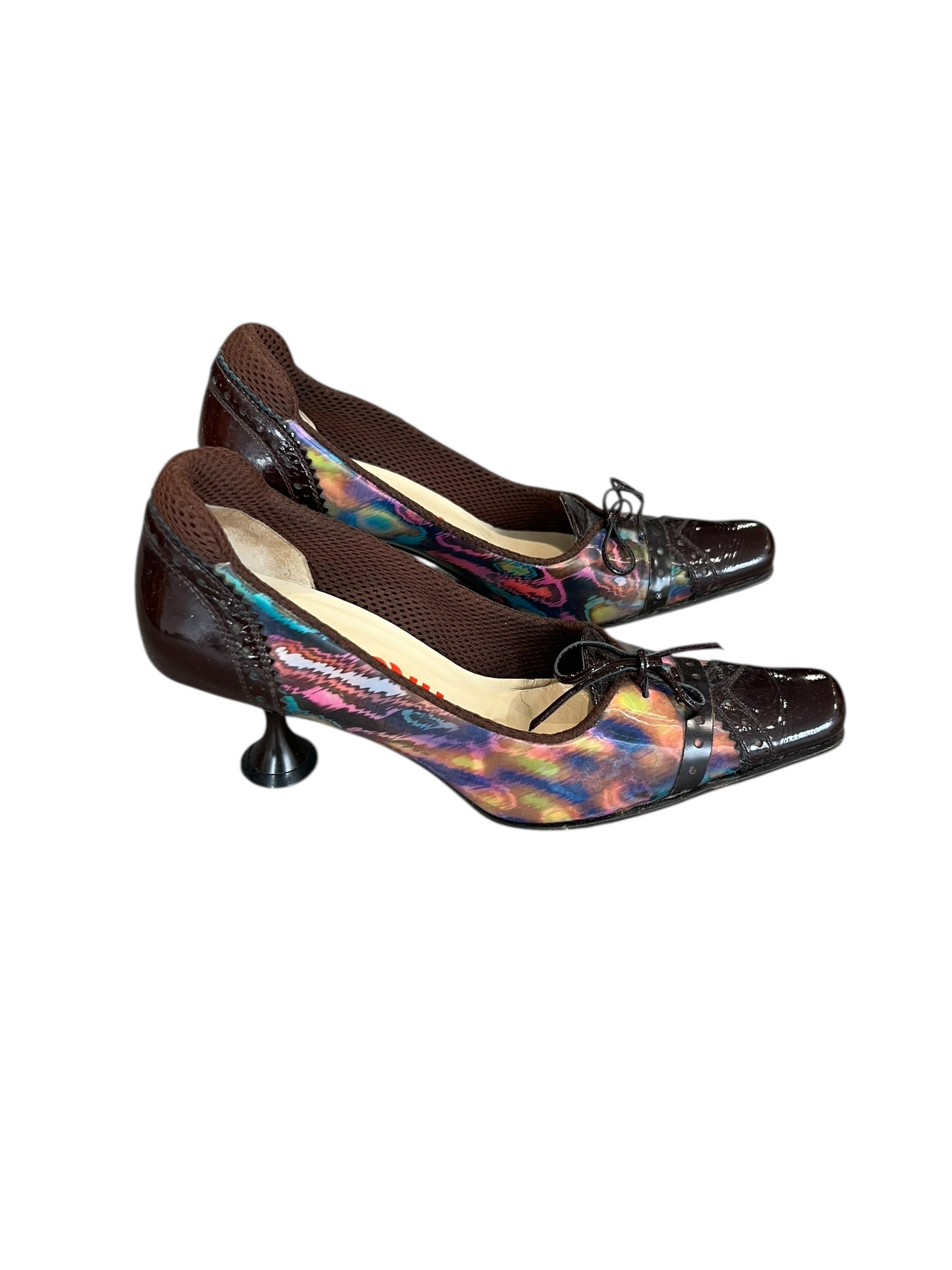 MIU MIU F/W 1999 HOLOGRAPHIC HEELS