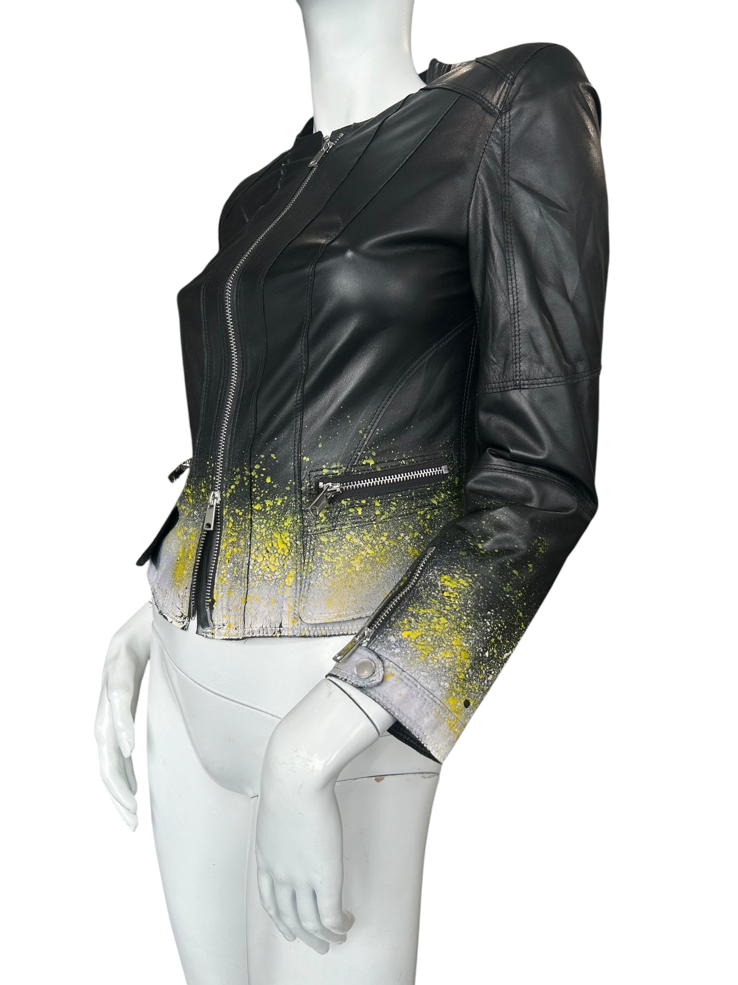 SYLVIE SCHIMMEL LEATHER JACKET
