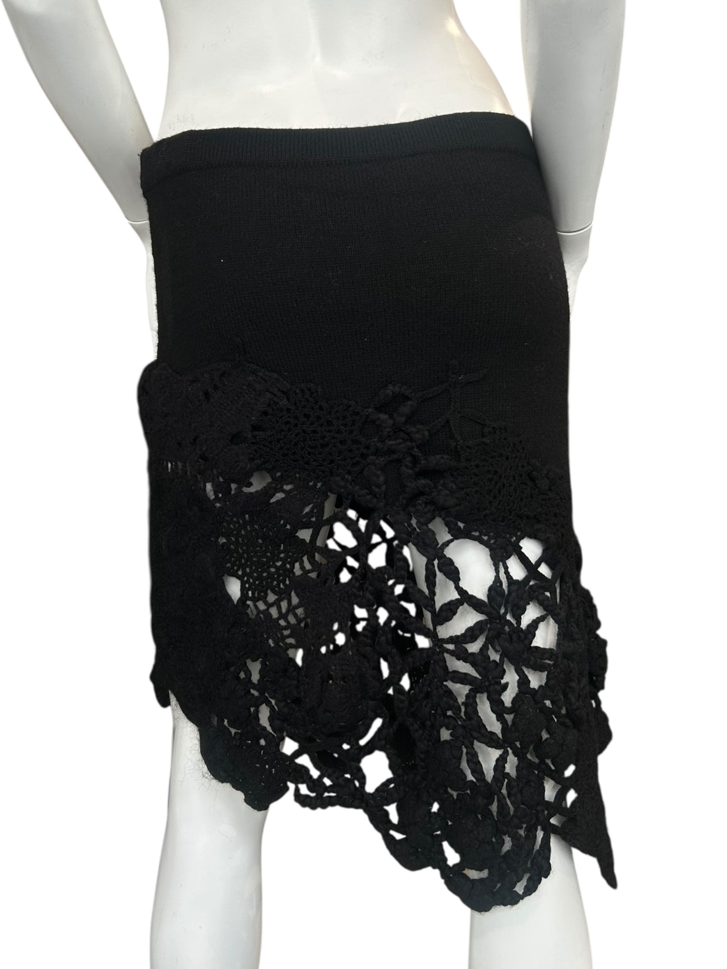 KENZO BLACK KNIT SKIRT