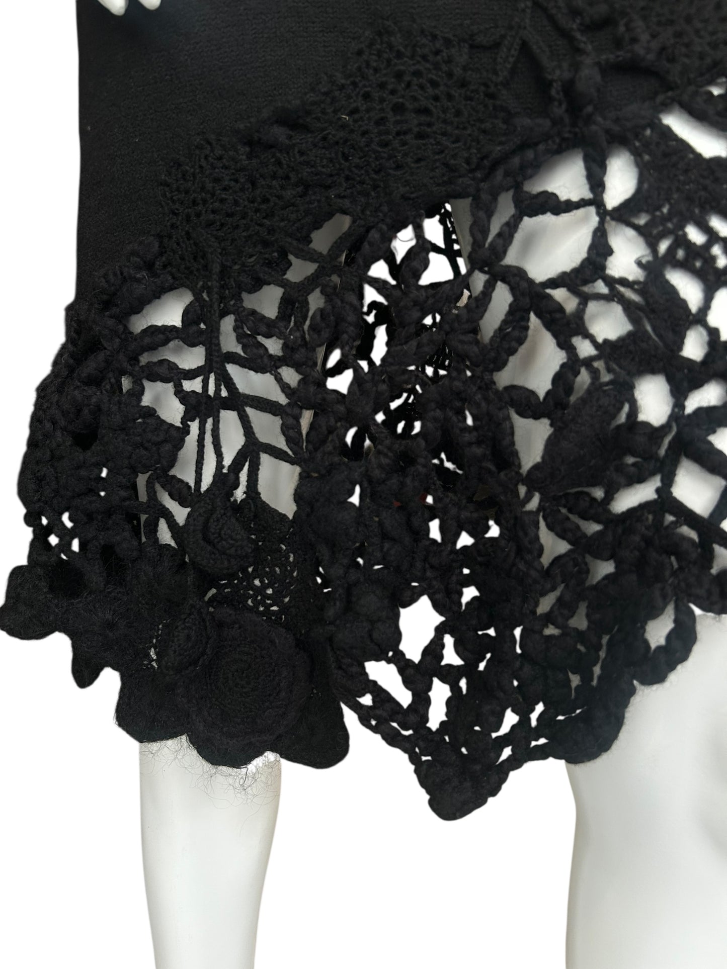 KENZO BLACK KNIT SKIRT