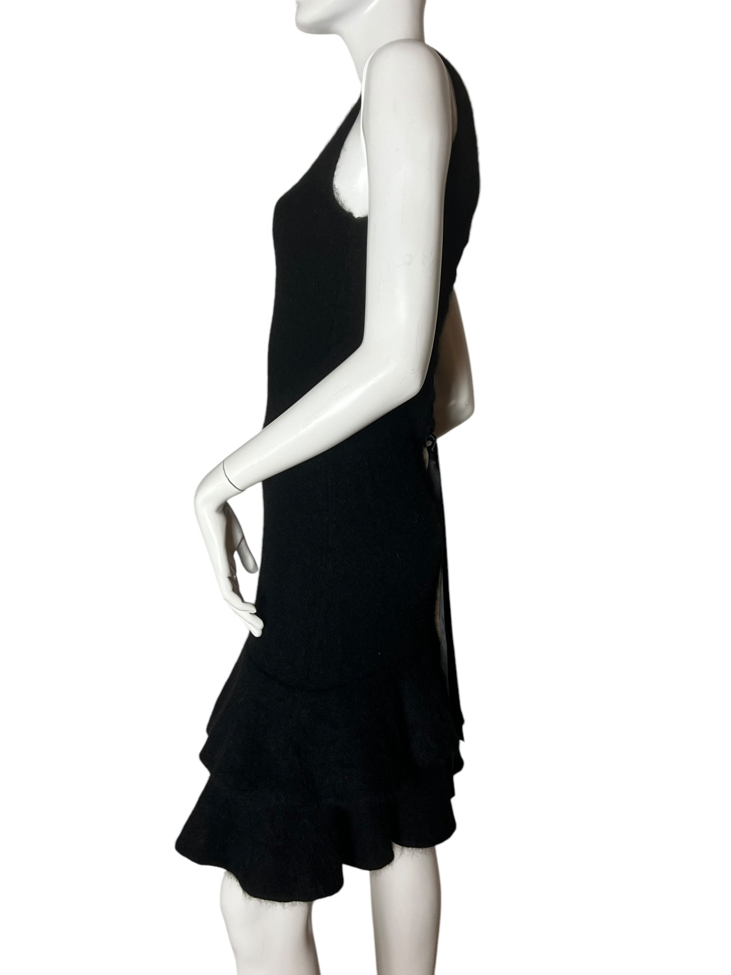 LUISA SPAGNOLI ANGORA LACED UP DRESS