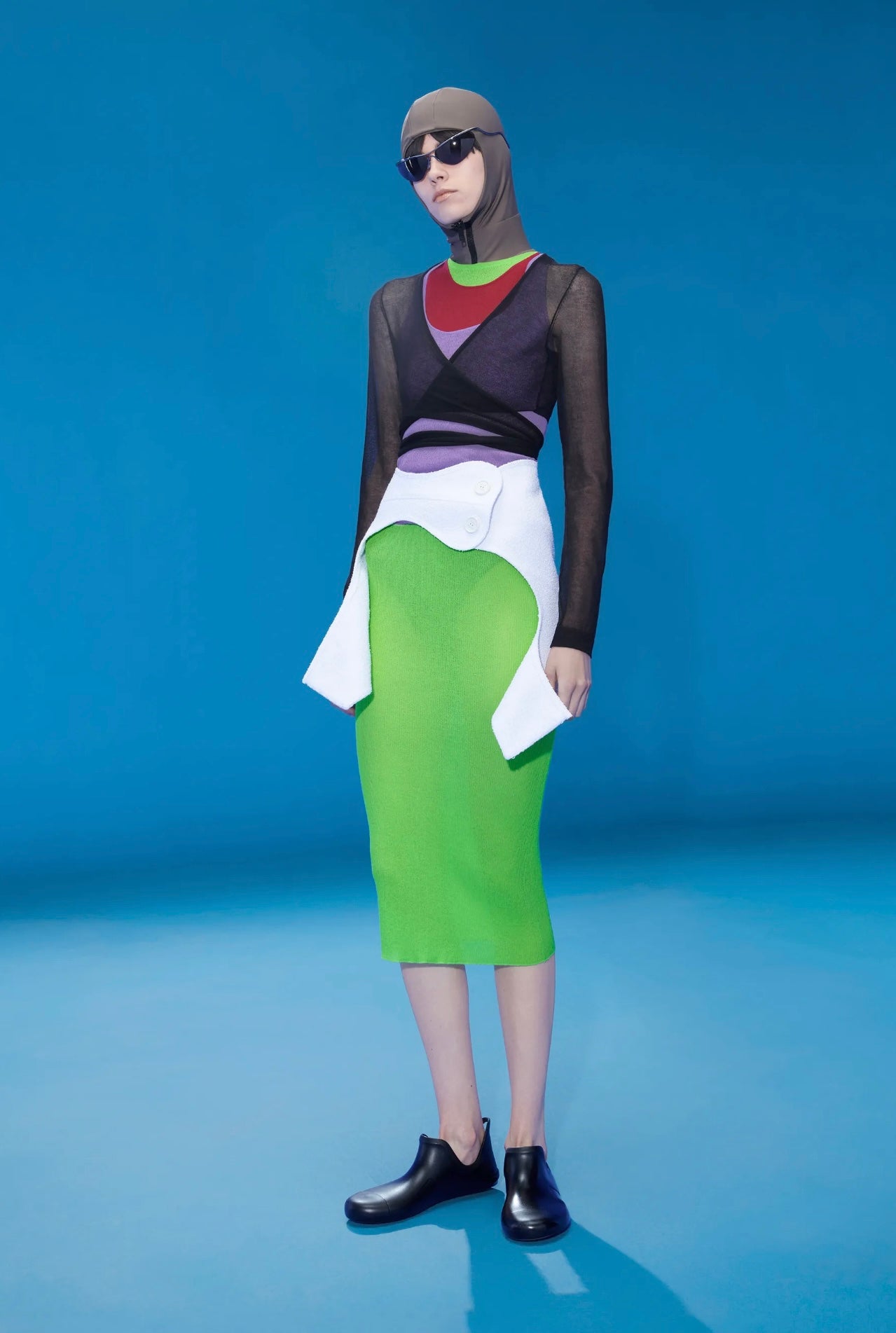 NINA RICCI S/S 2022 HOODED BODYSUIT
