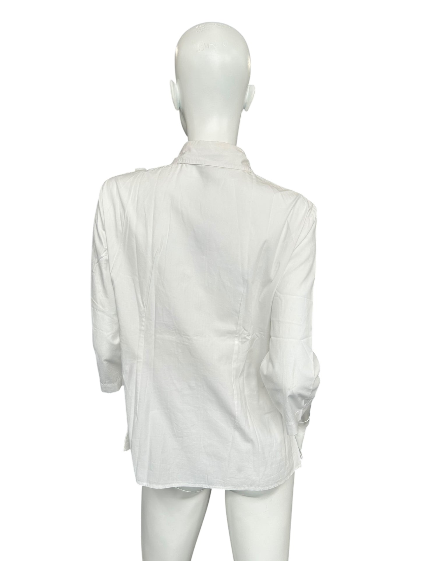 ANNE FONTAINE PATCHED UP COTTON SHIRT
