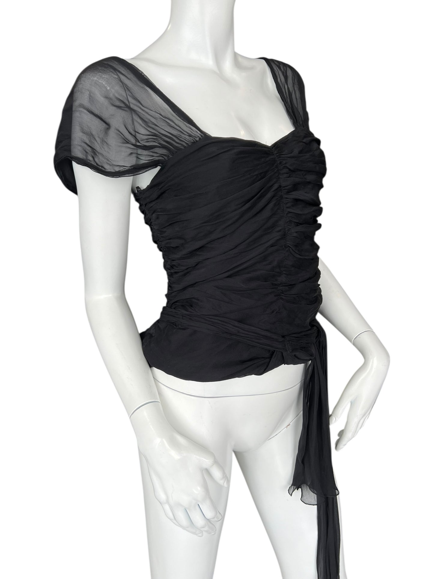 ALBERTA FERRETI SILK TOP