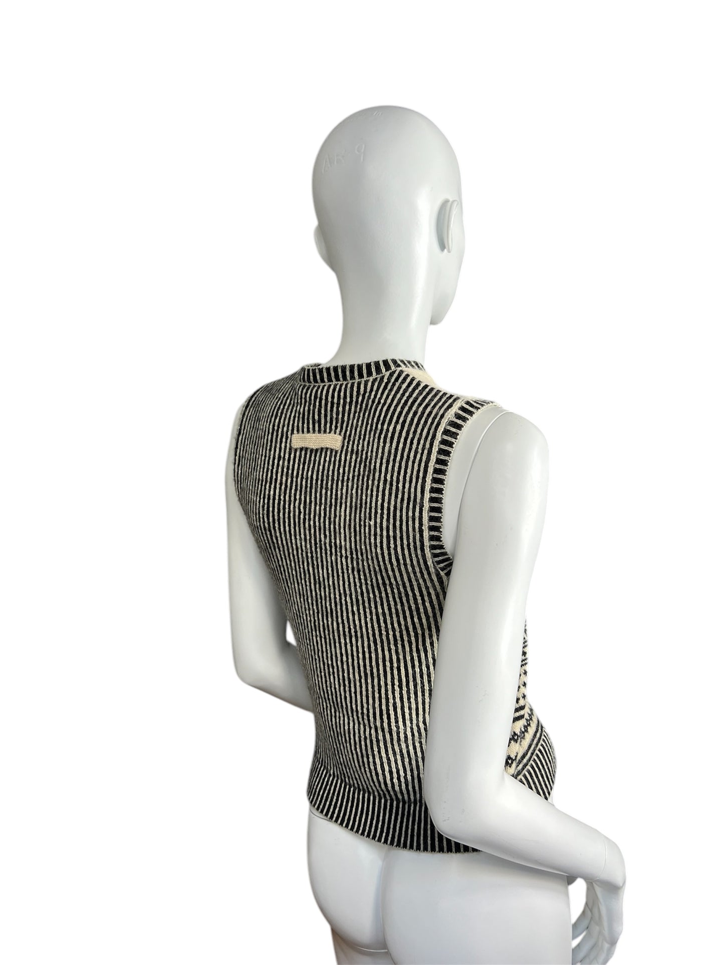 JEAN PAUL GAULTIER SLEEVELESS SWEATER