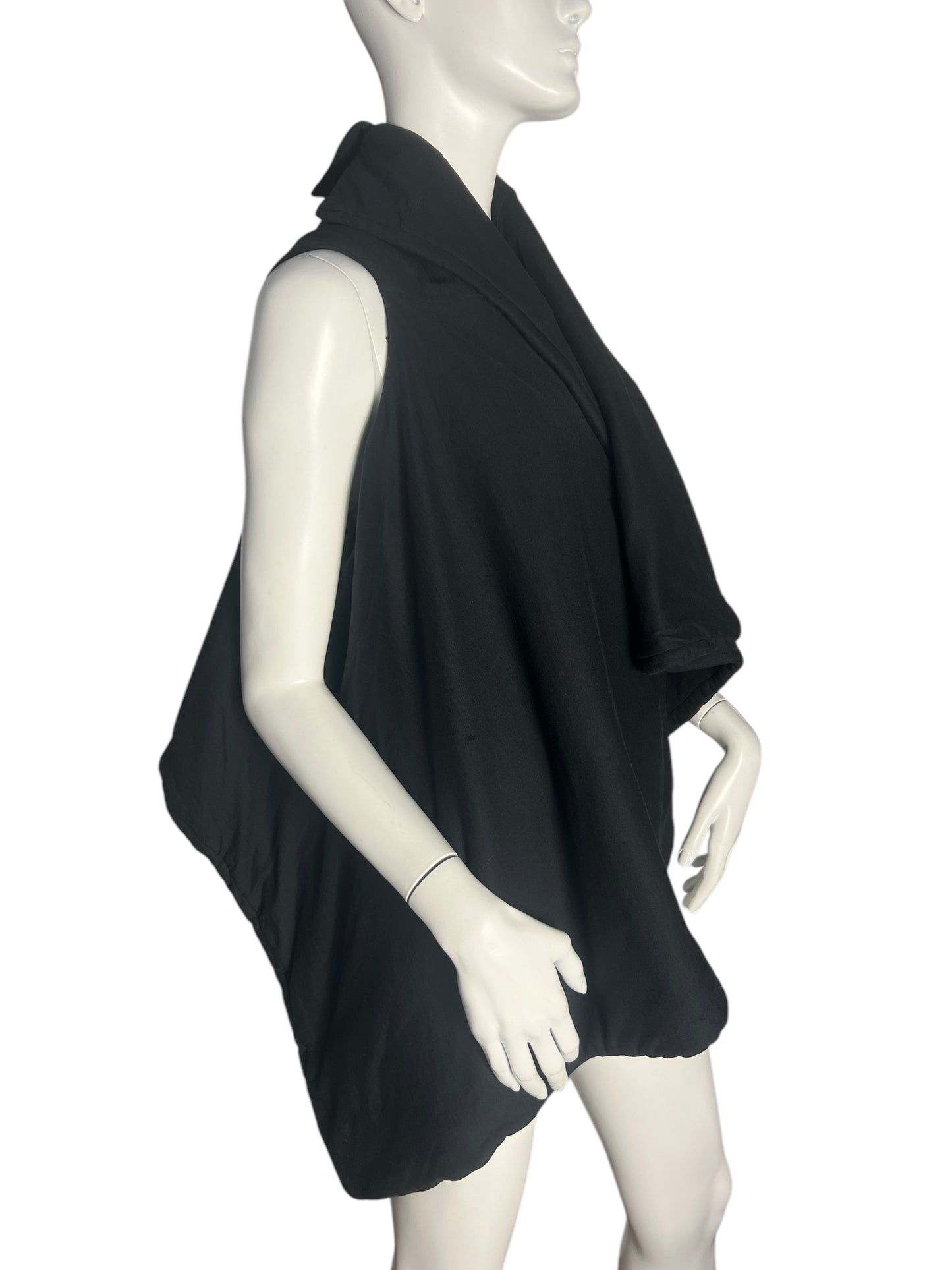 ANN DEMEULEMEESTER SLEEVELESS COTTON JACKET
