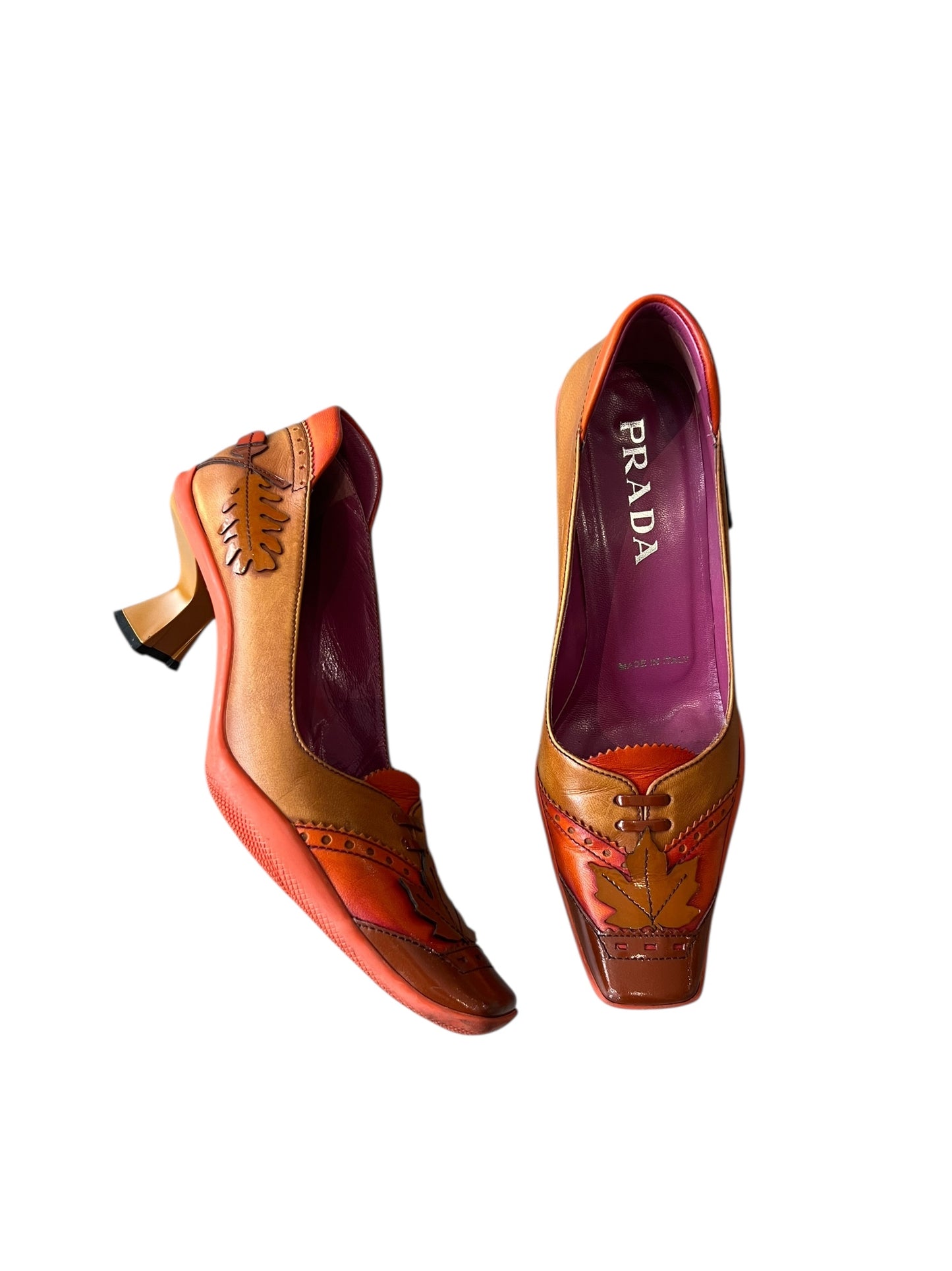 PRADA F/W 1999 LEAF HEELS
