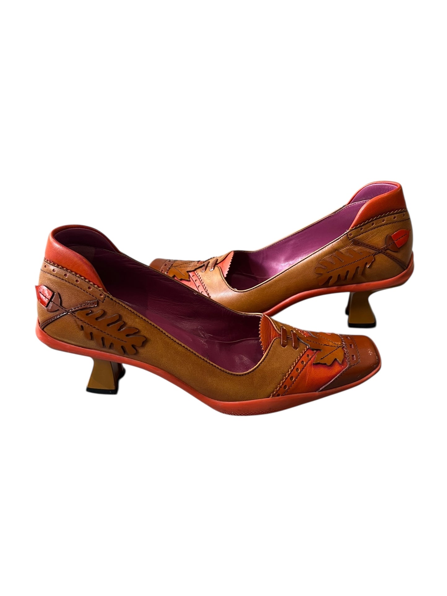 PRADA F/W 1999 LEAF HEELS