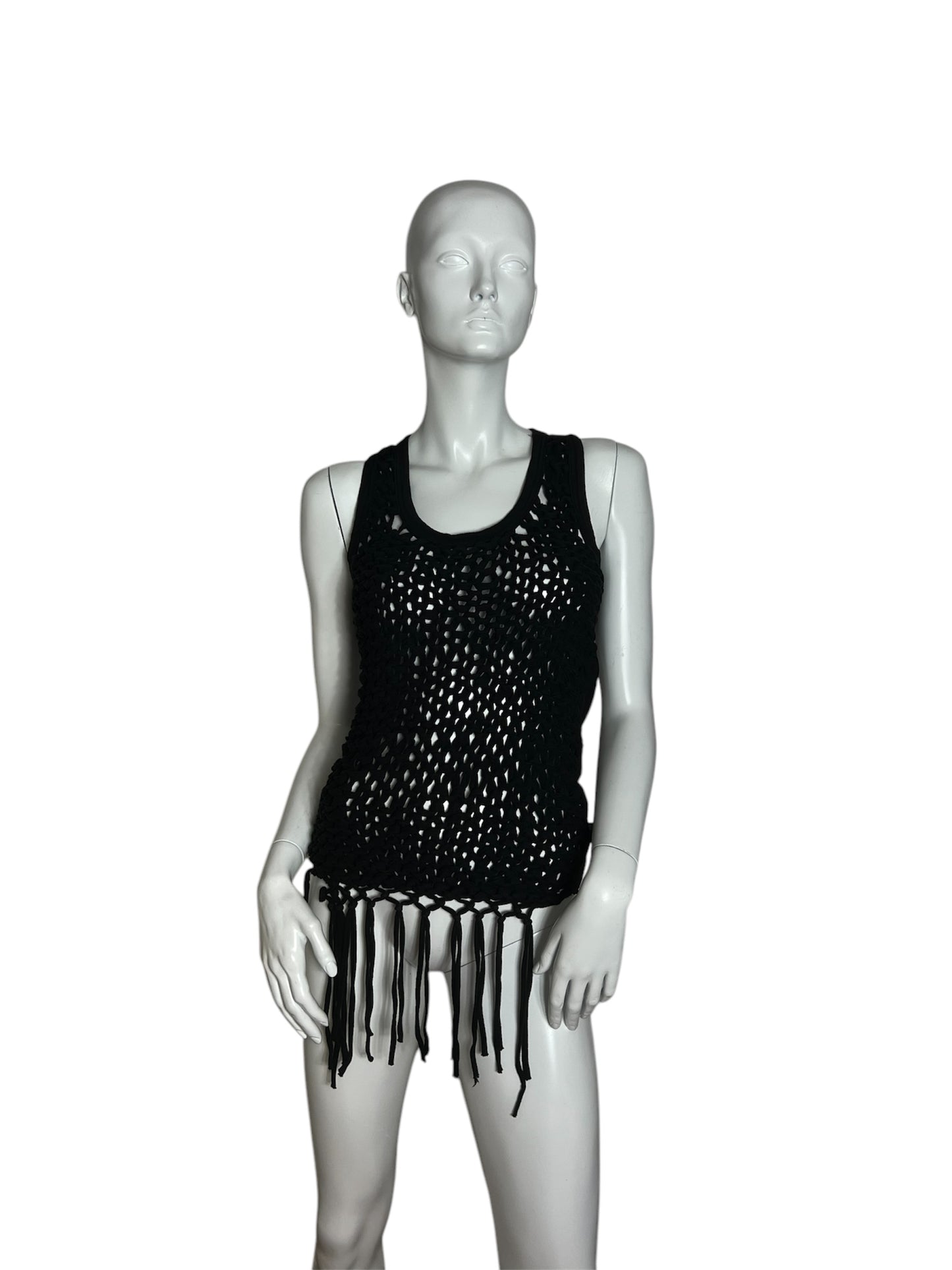 JEAN PAUL GAULTIER FRINGES TANK TOP