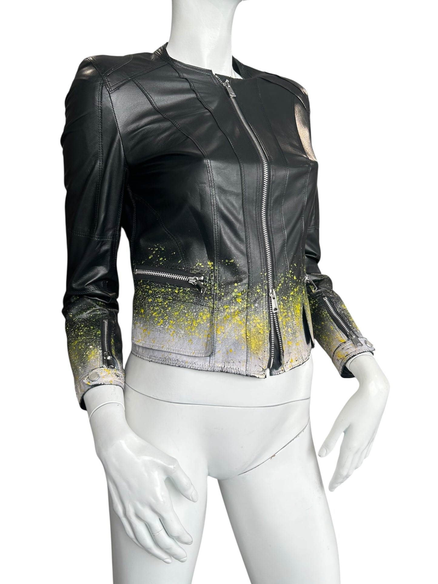SYLVIE SCHIMMEL LEATHER JACKET