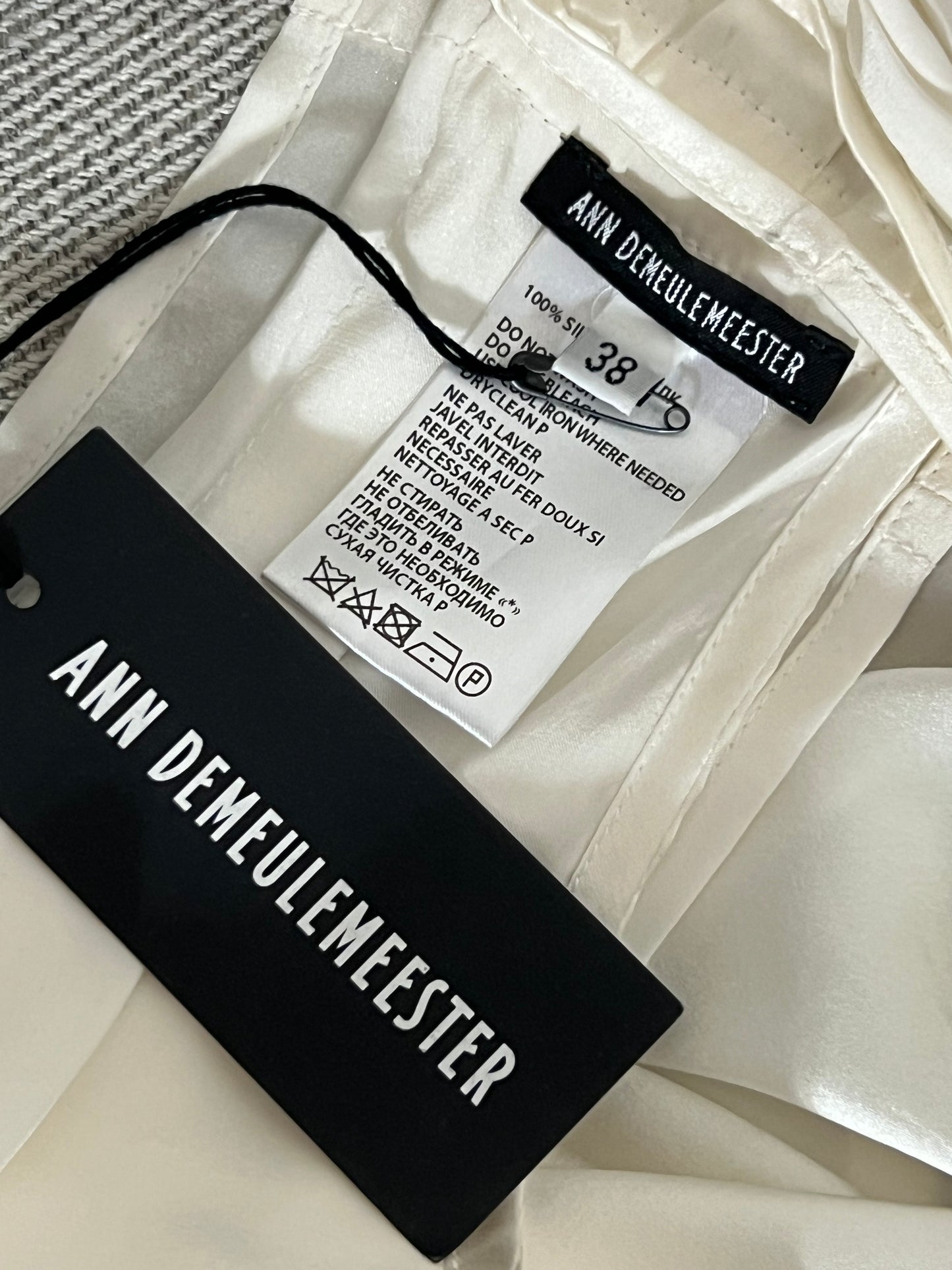 ANN DEMEULEMEESTER SILK DRESS