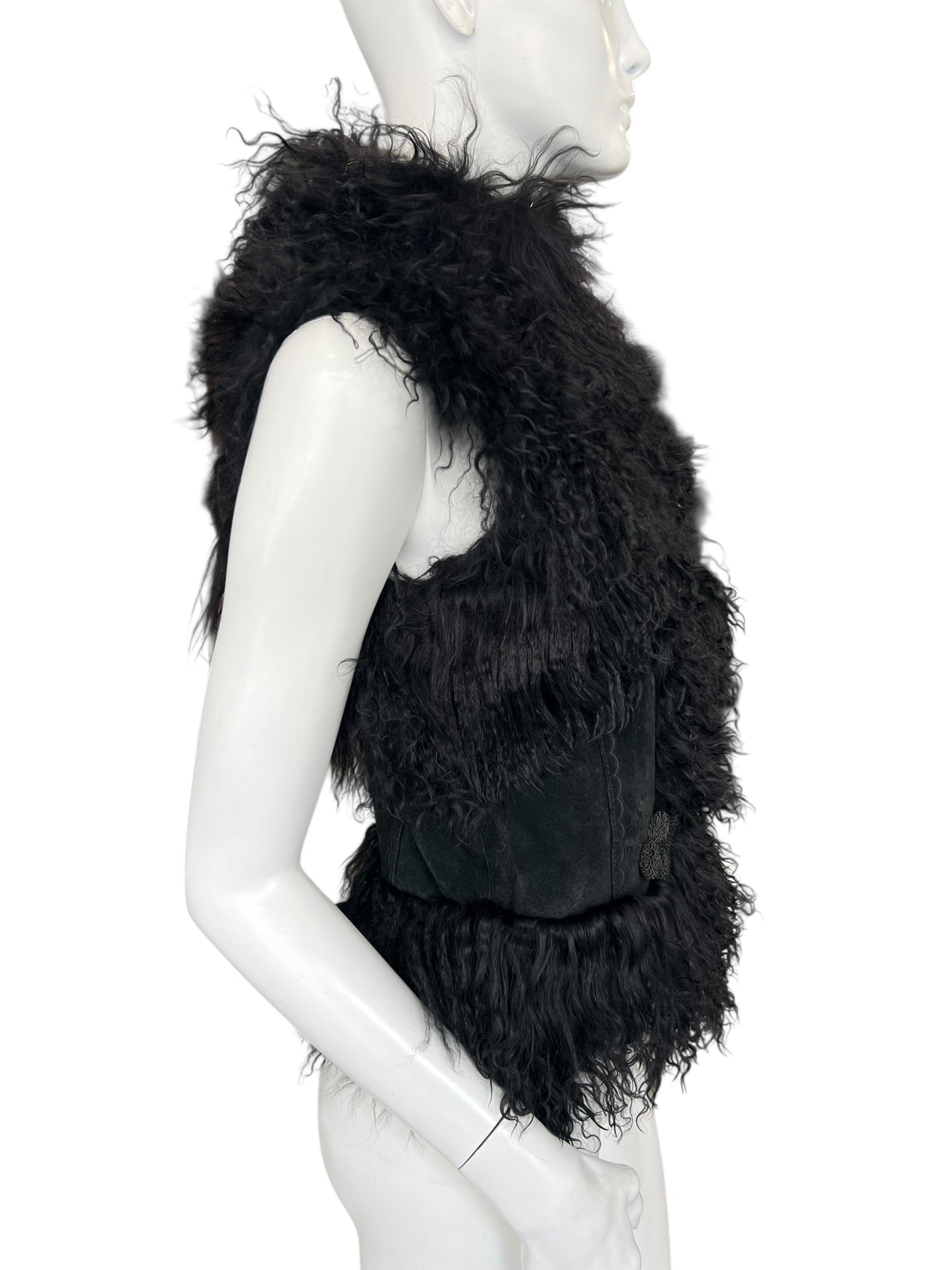 VINTAGE MONGOLIAN LAMB FUR VEST