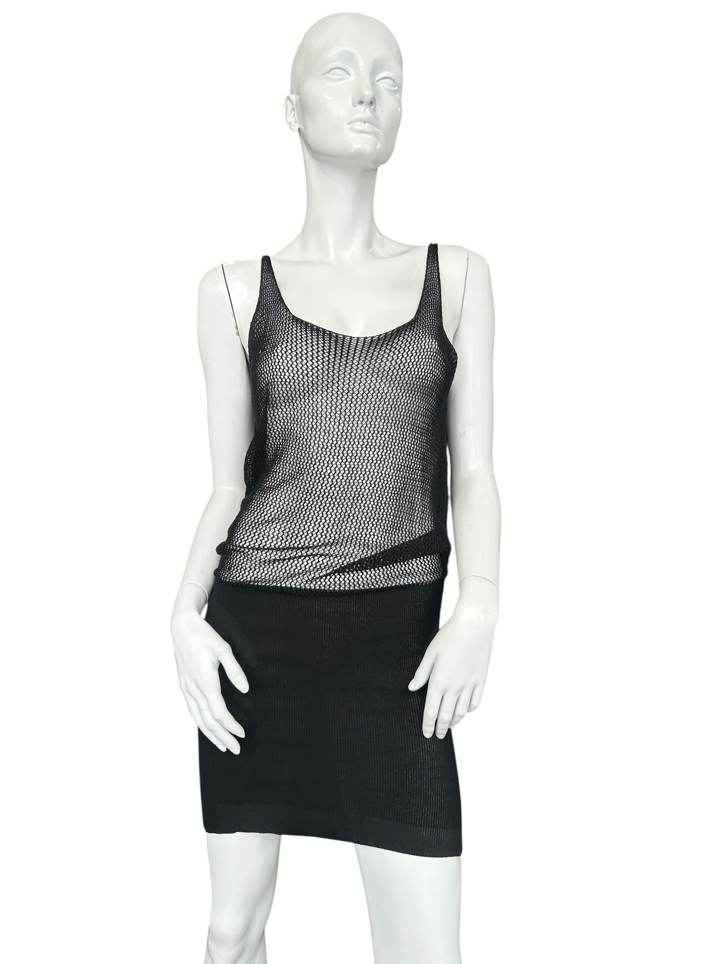 MM6 FISHNET DRESS