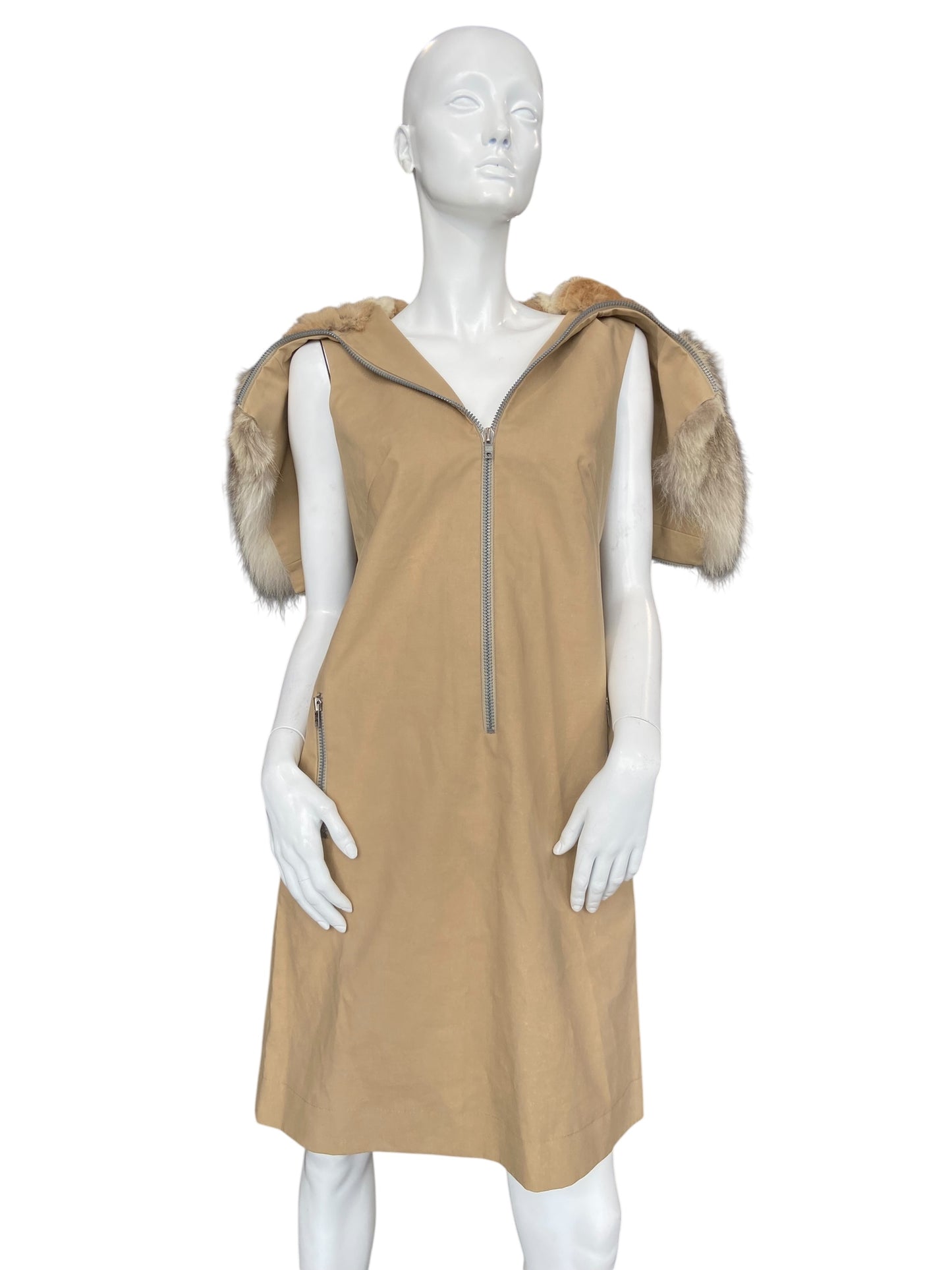 CELINE FUR DRESS