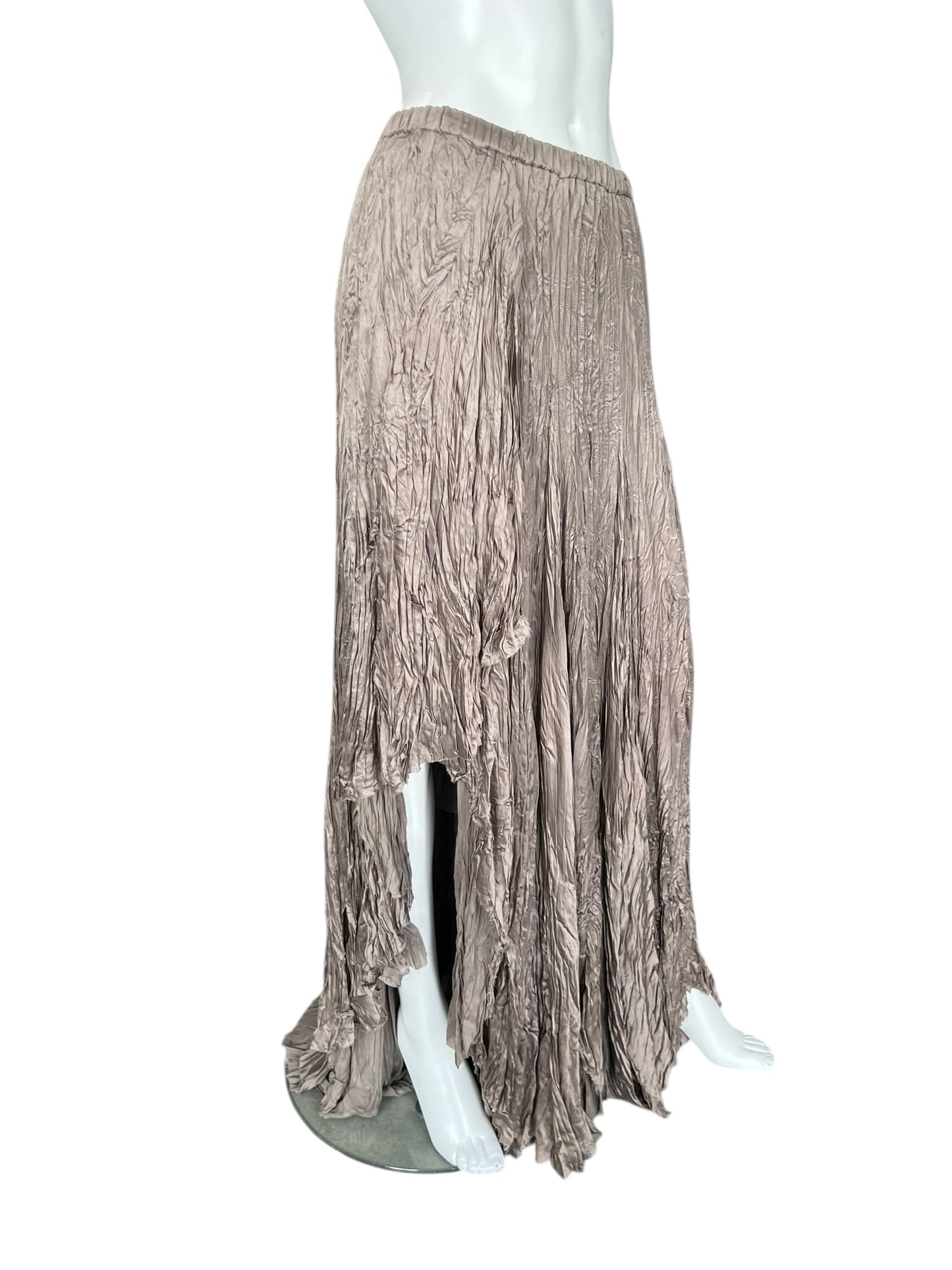 PLEIN SUD SILK MAXI SKIRT