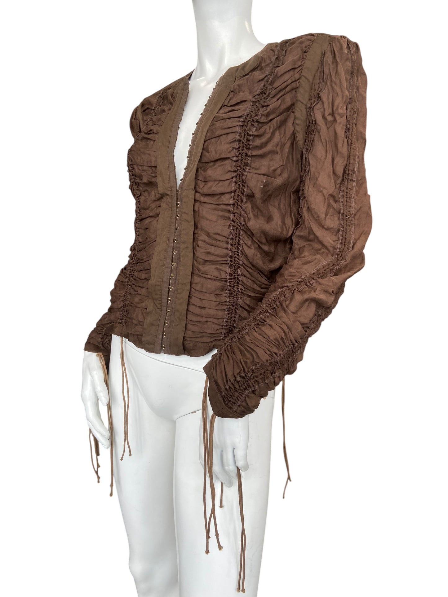 PLEIN SUD S/S2003 LACED UP JACKET
