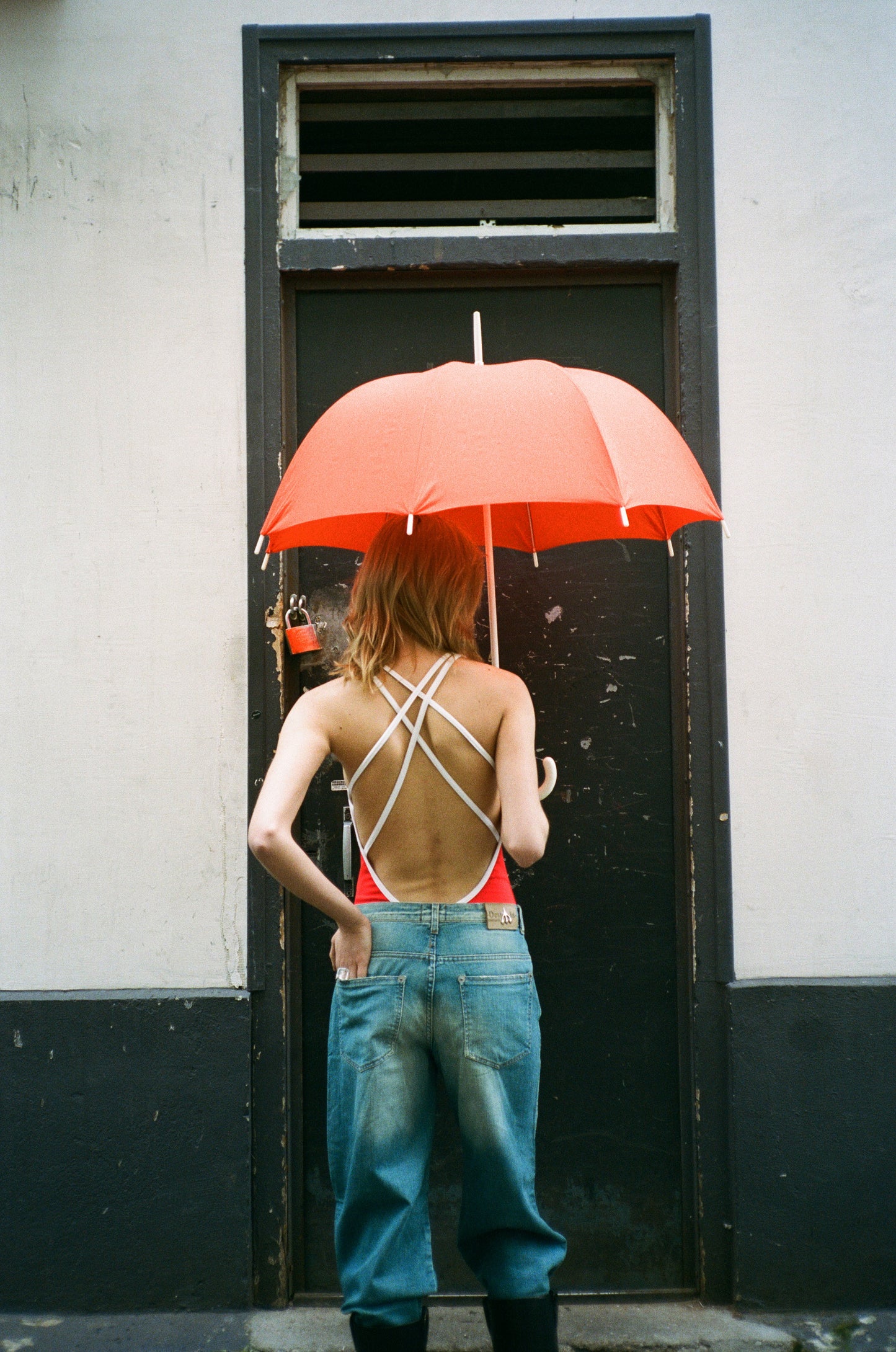 COURRÈGES ORANGE UMBRELLA