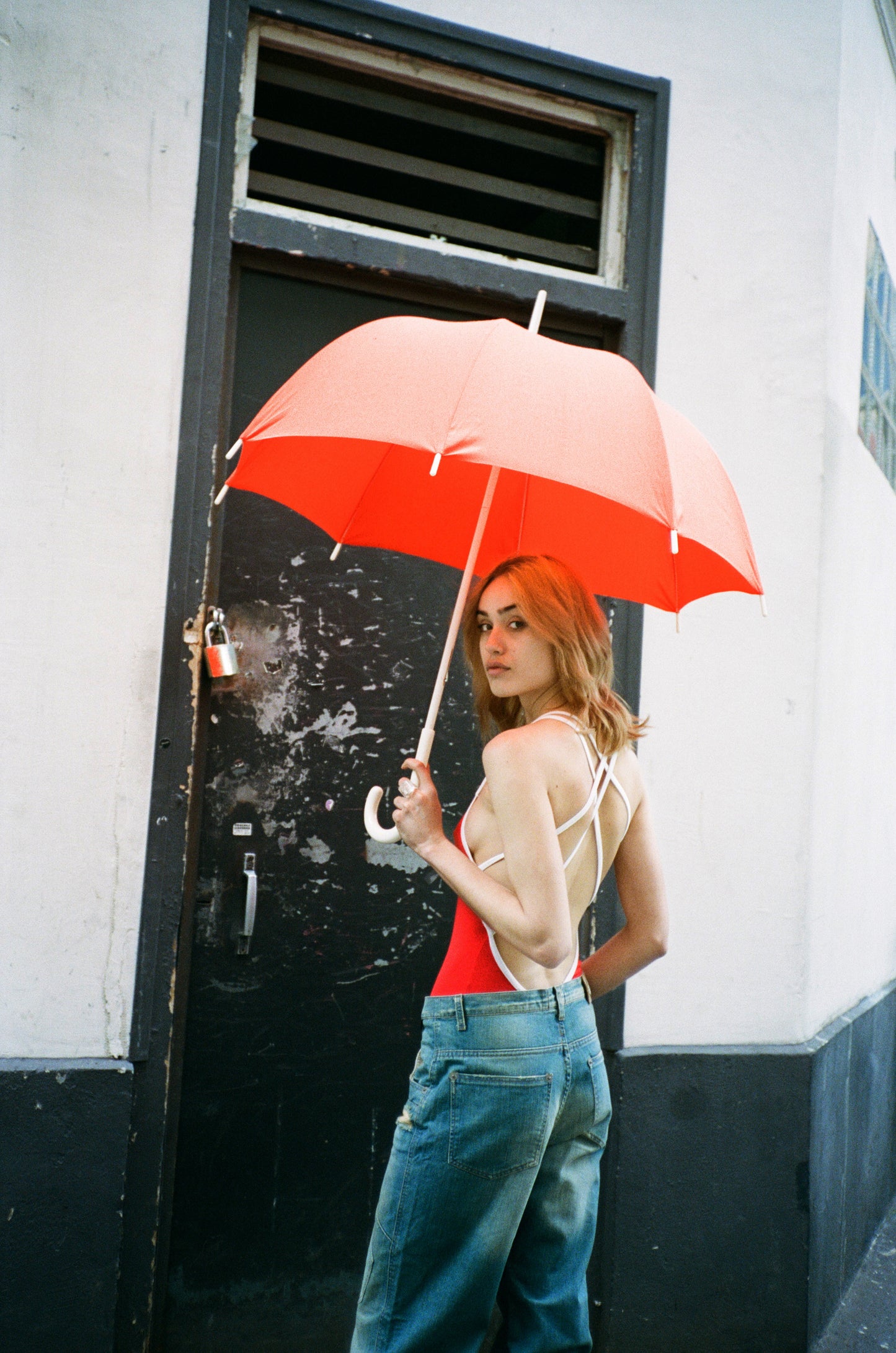 COURRÈGES ORANGE UMBRELLA